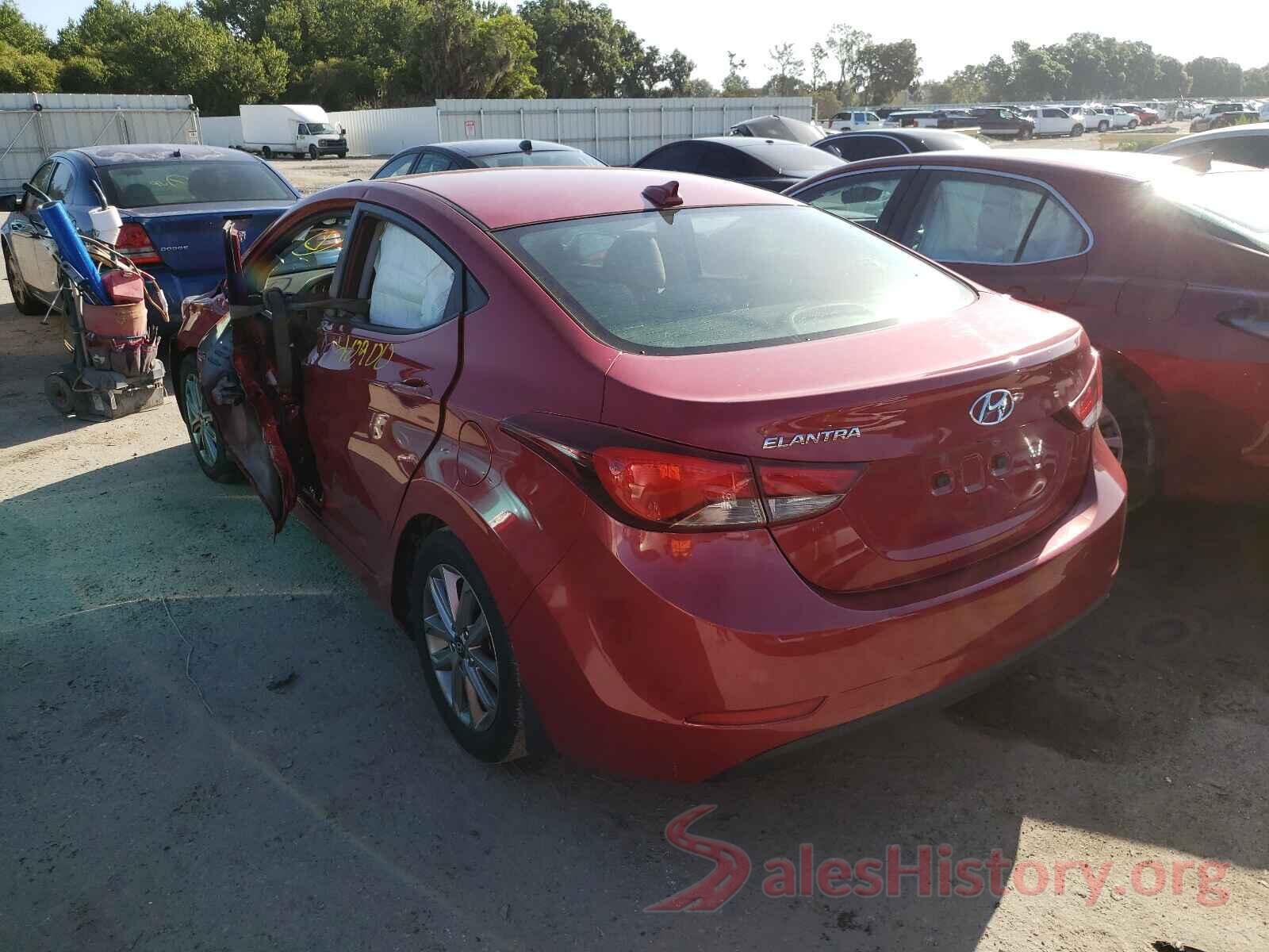 KMHDH4AEXGU526971 2016 HYUNDAI ELANTRA