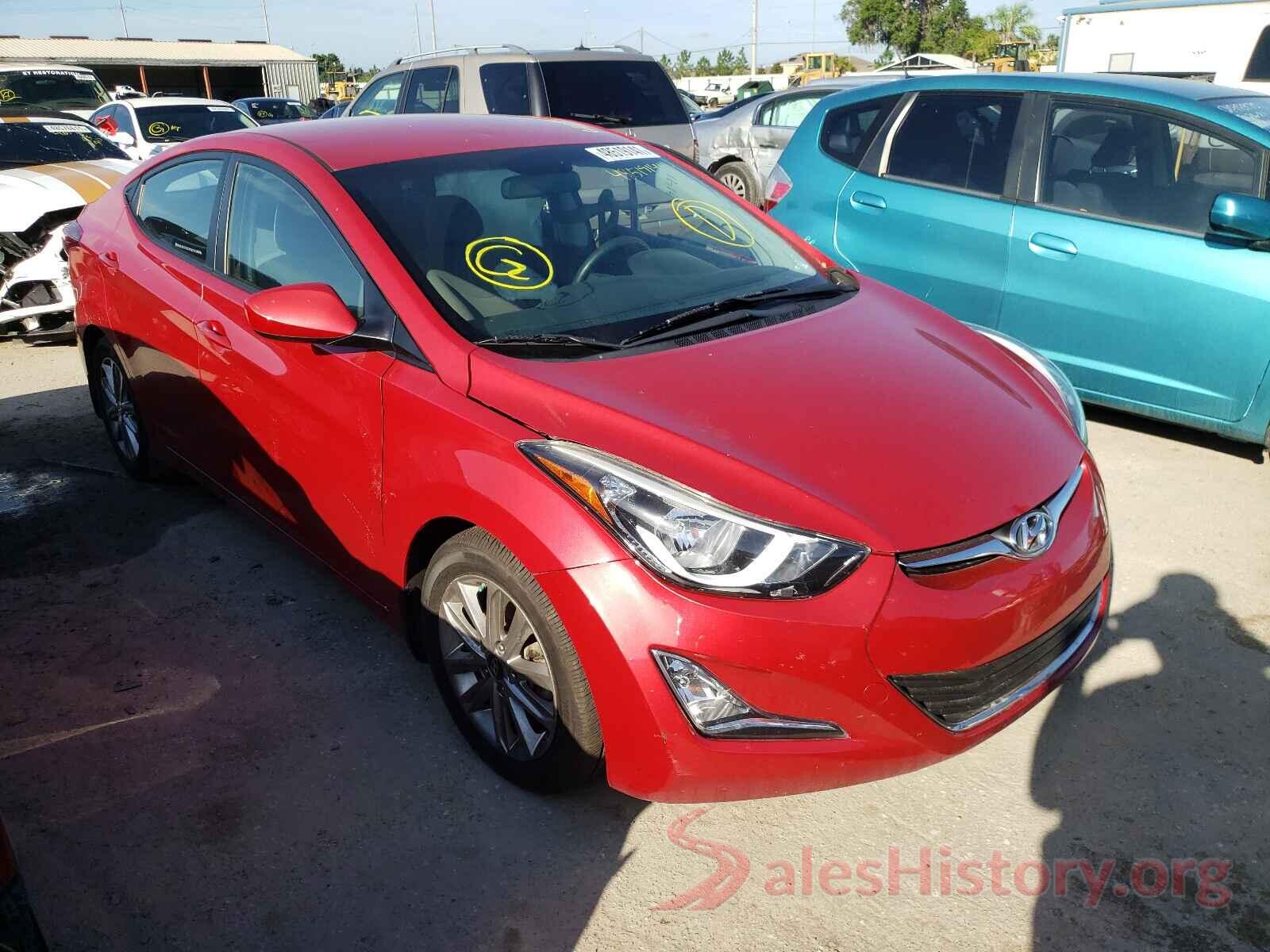 KMHDH4AEXGU526971 2016 HYUNDAI ELANTRA