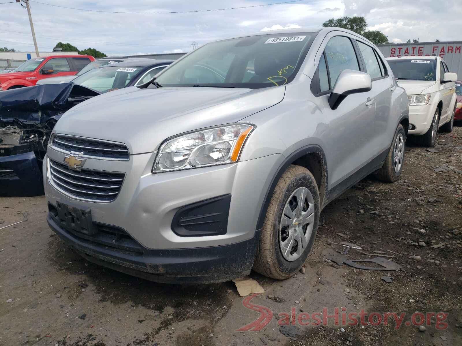 3GNCJKSB5GL227497 2016 CHEVROLET TRAX