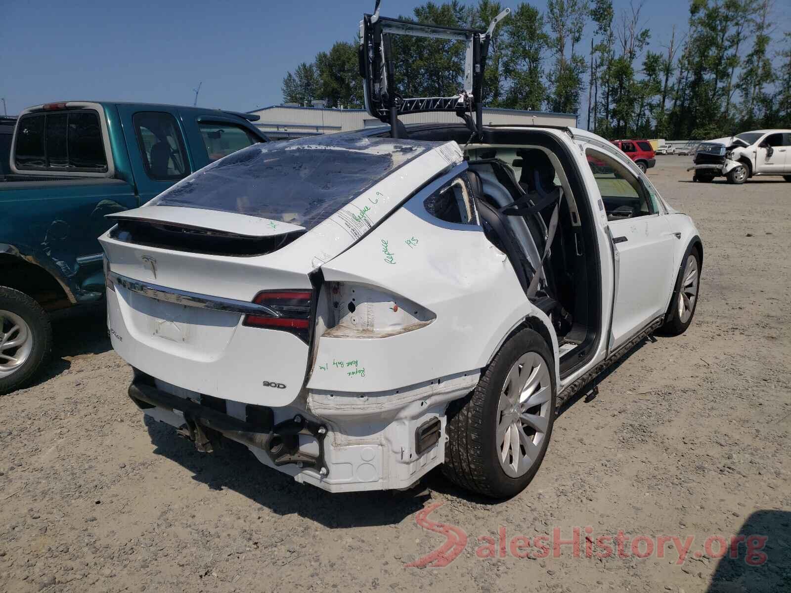 5YJXCBE24GF007458 2016 TESLA MODEL X