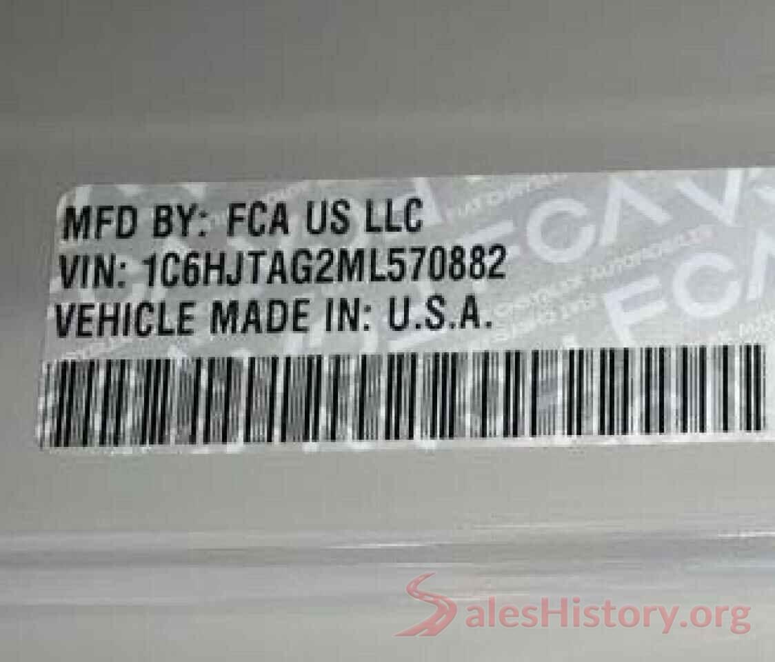 1C6HJTAG2ML570882 2021 JEEP ALL OTHER