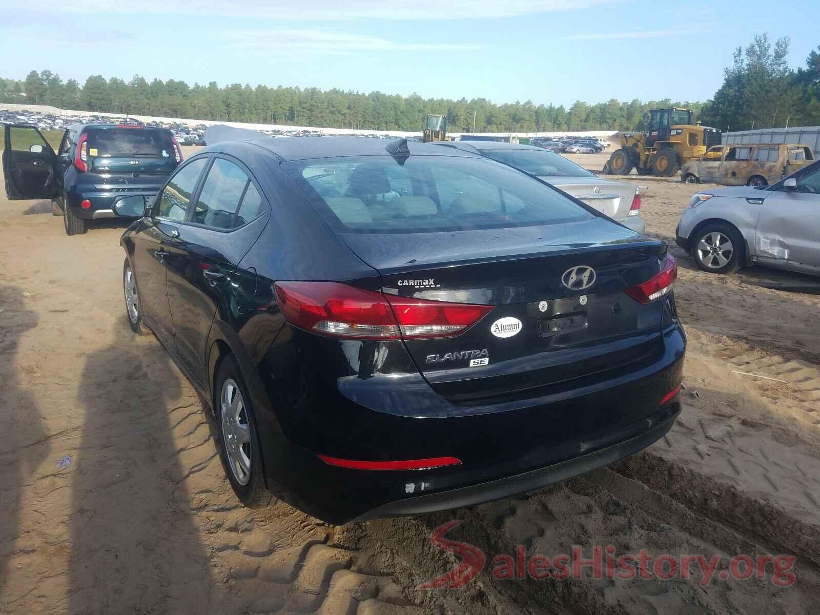 KMHD74LF8HU318016 2017 HYUNDAI ELANTRA