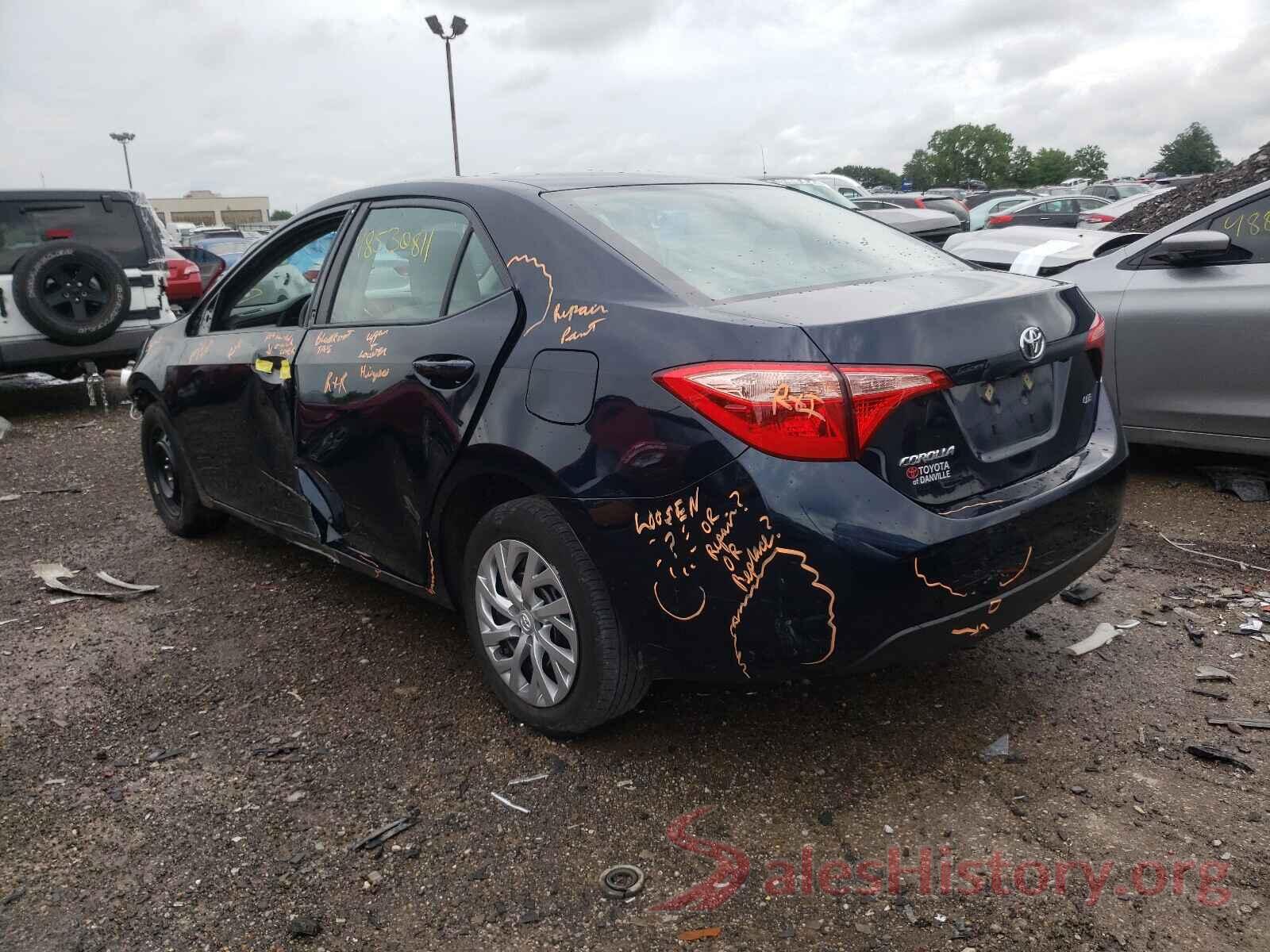 2T1BURHE9JC118671 2018 TOYOTA COROLLA