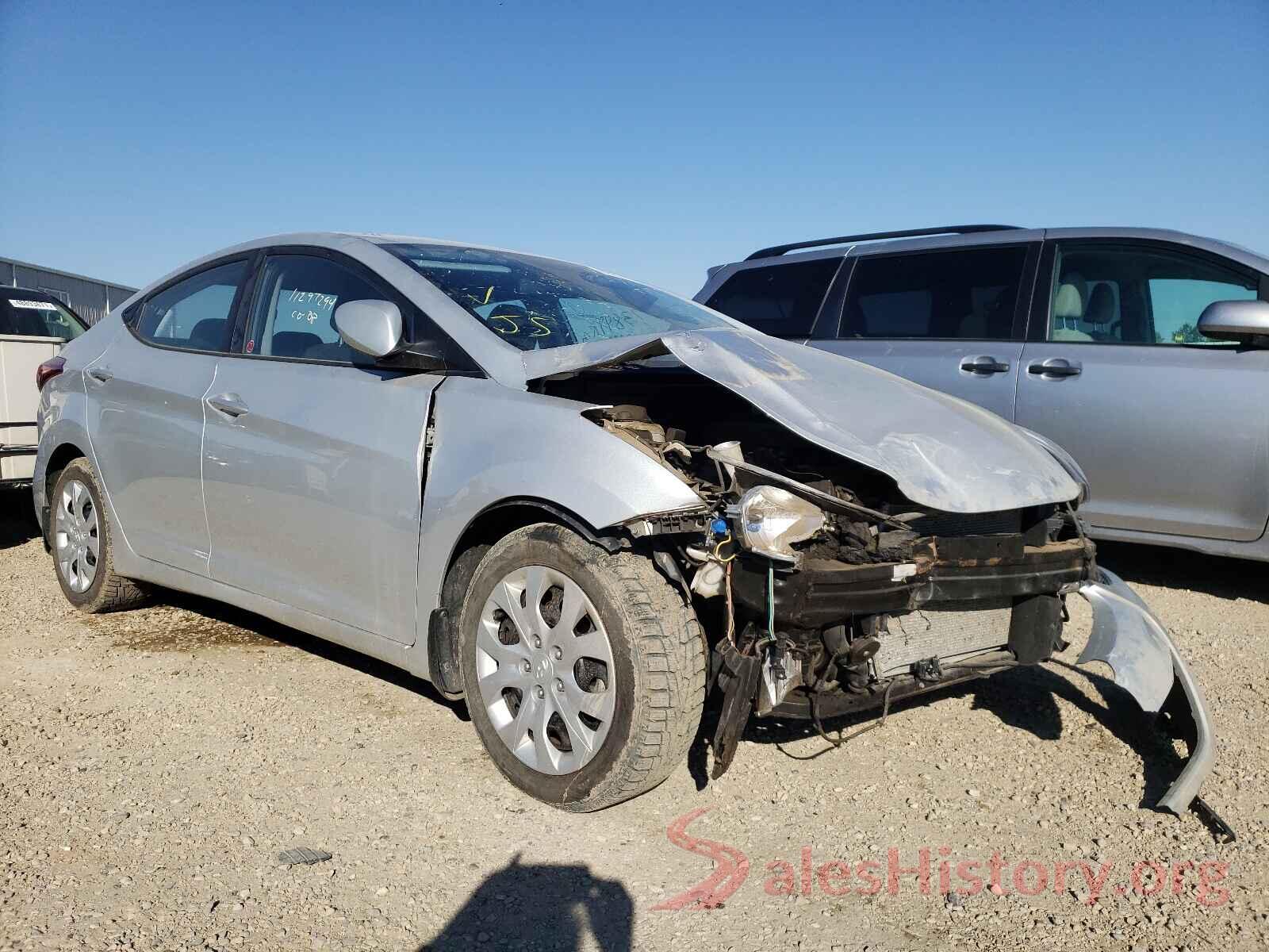 5NPDH4AE9GH737304 2016 HYUNDAI ELANTRA