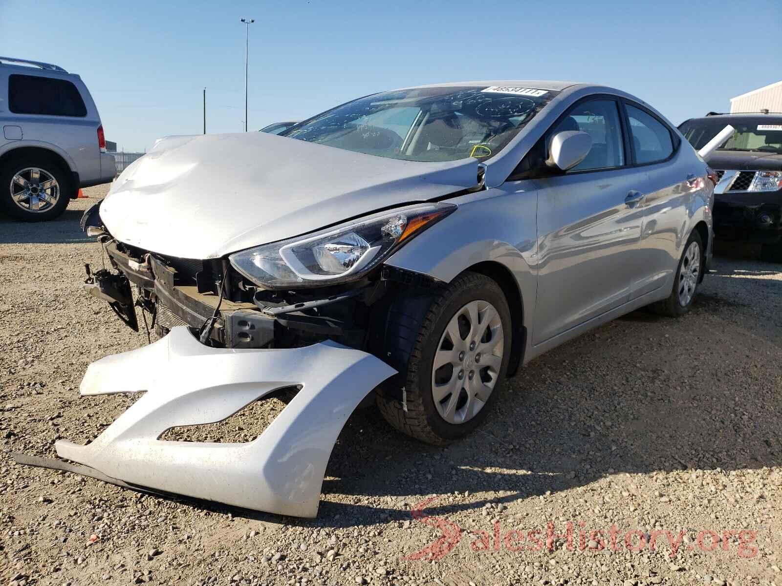 5NPDH4AE9GH737304 2016 HYUNDAI ELANTRA