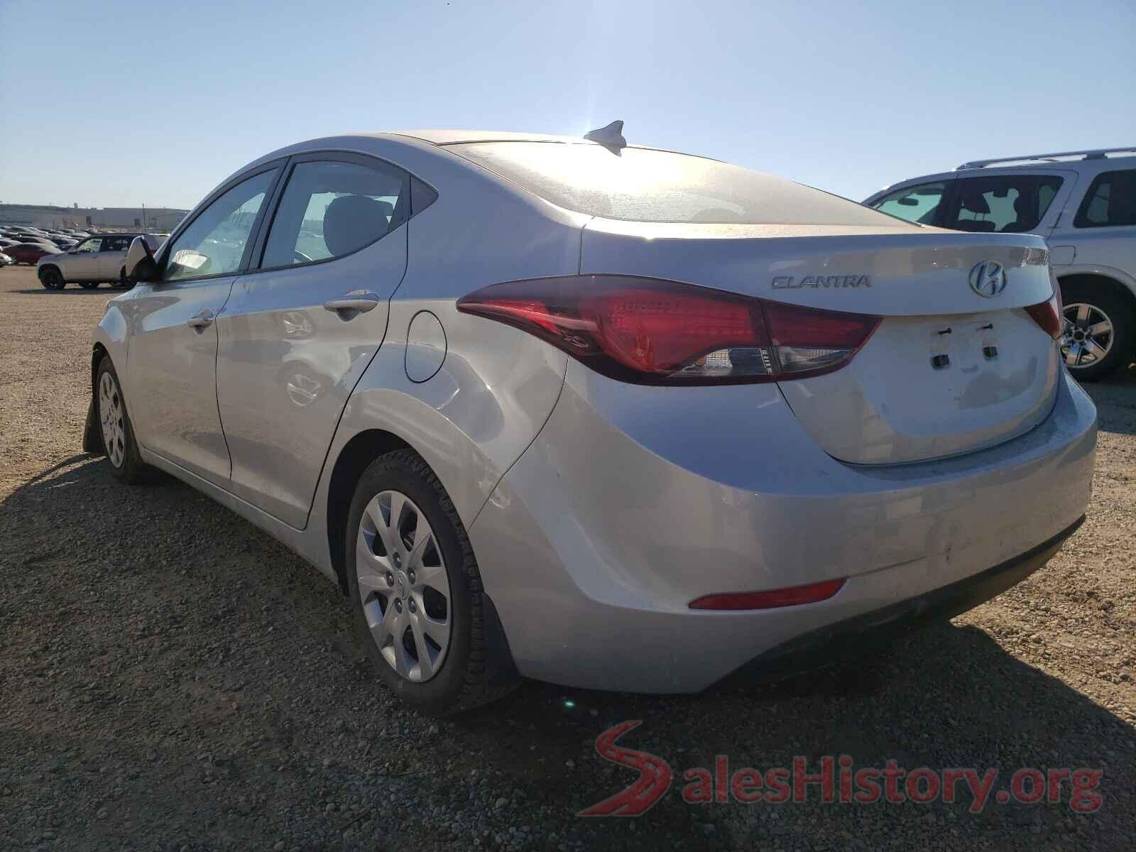 5NPDH4AE9GH737304 2016 HYUNDAI ELANTRA