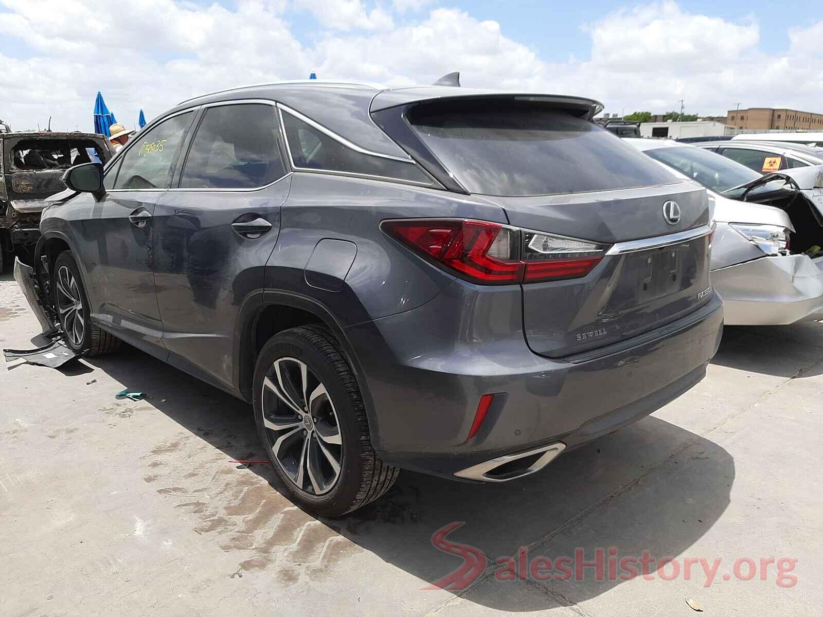 2T2BZMCA9HC091003 2017 LEXUS RX350