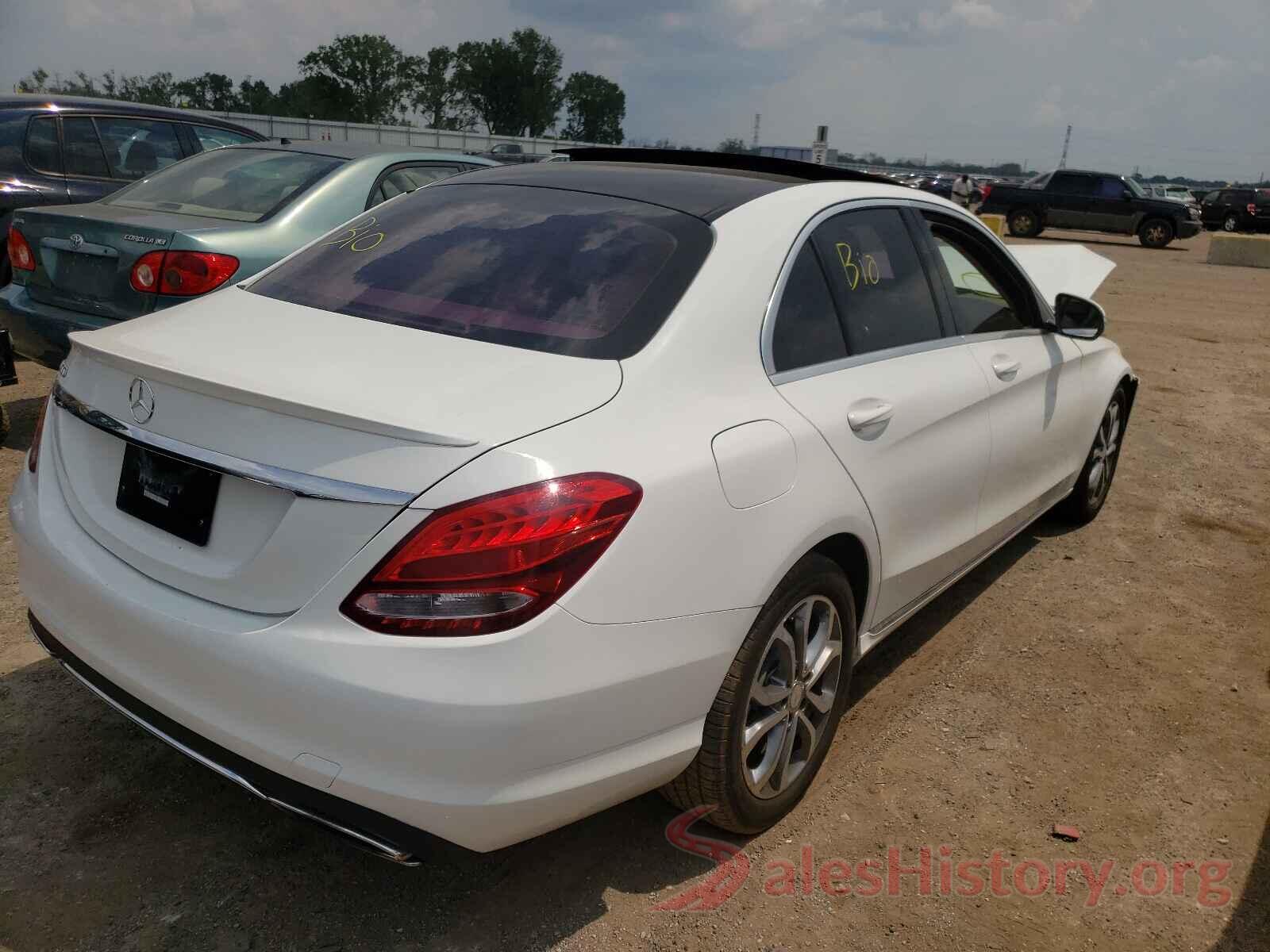 55SWF4JB7FU043906 2015 MERCEDES-BENZ C CLASS