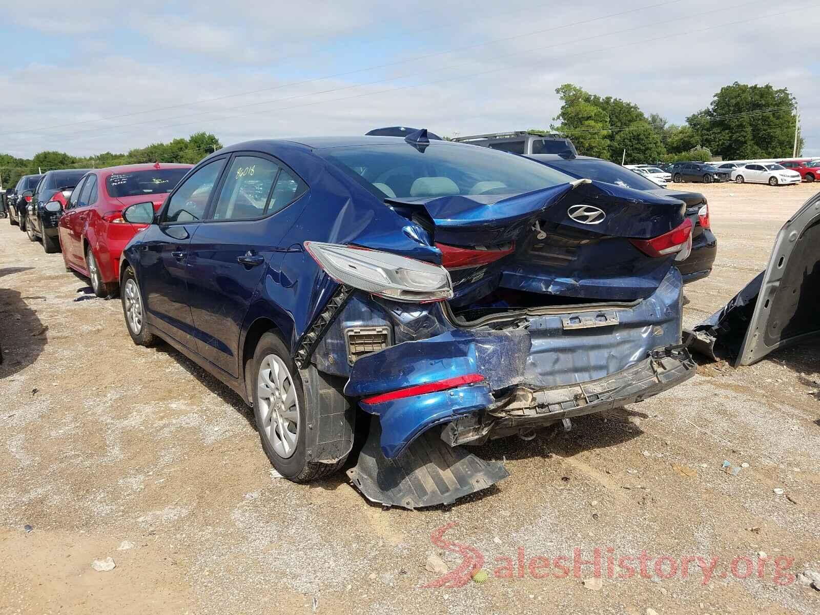 5NPD74LF5HH190509 2017 HYUNDAI ELANTRA