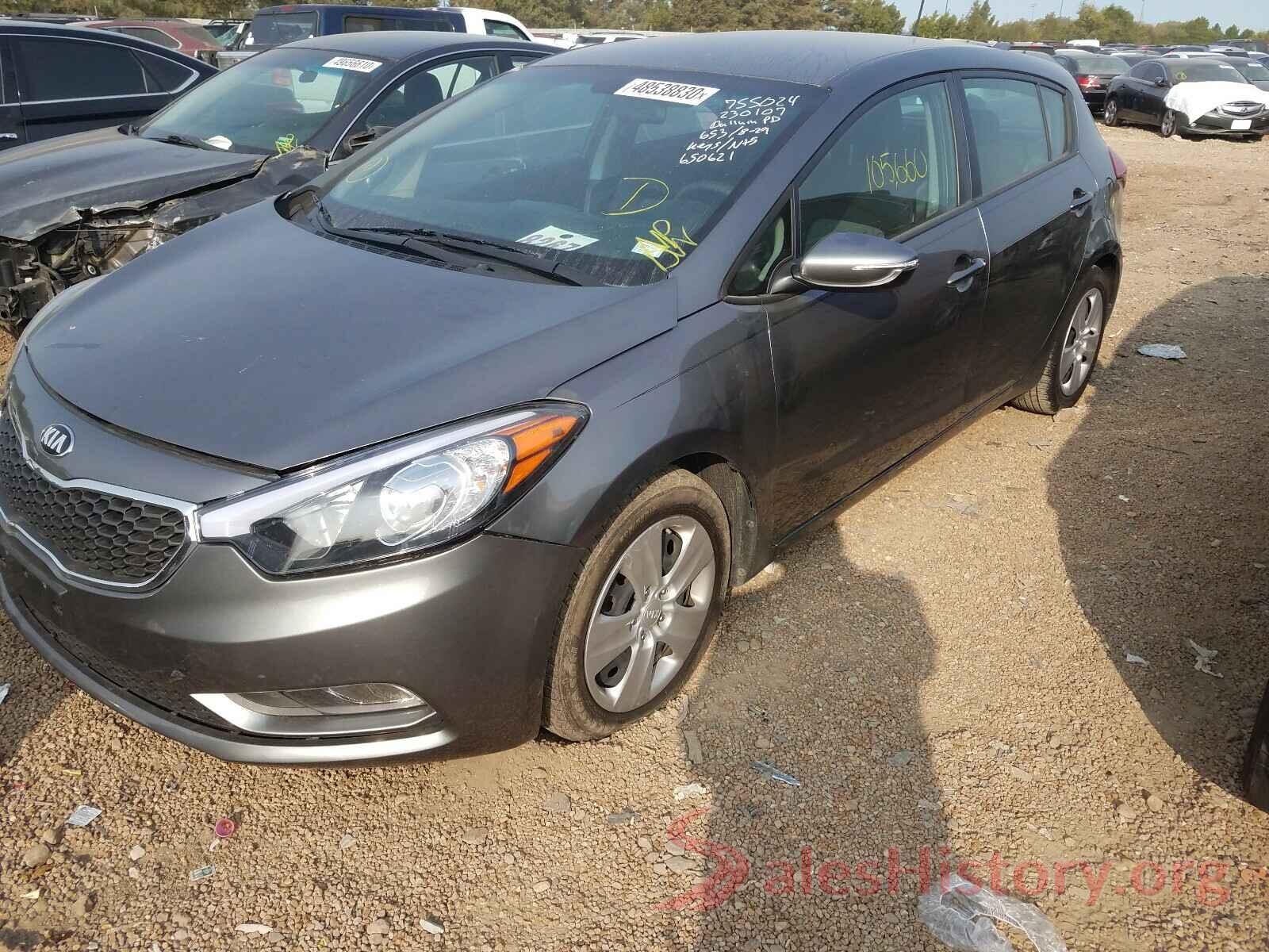 KNAFK5A83G5650621 2016 KIA FORTE