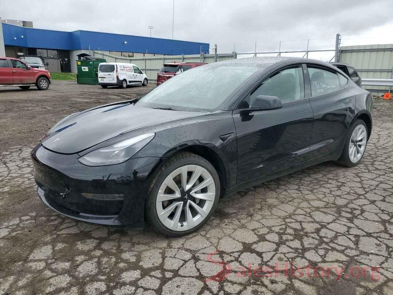 5YJ3E1EA2NF290420 2022 TESLA MODEL 3