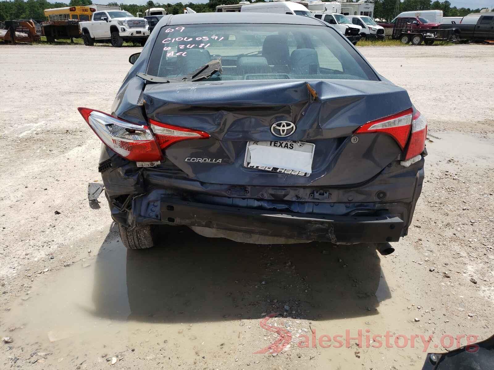 5YFBURHE2GP541388 2016 TOYOTA COROLLA