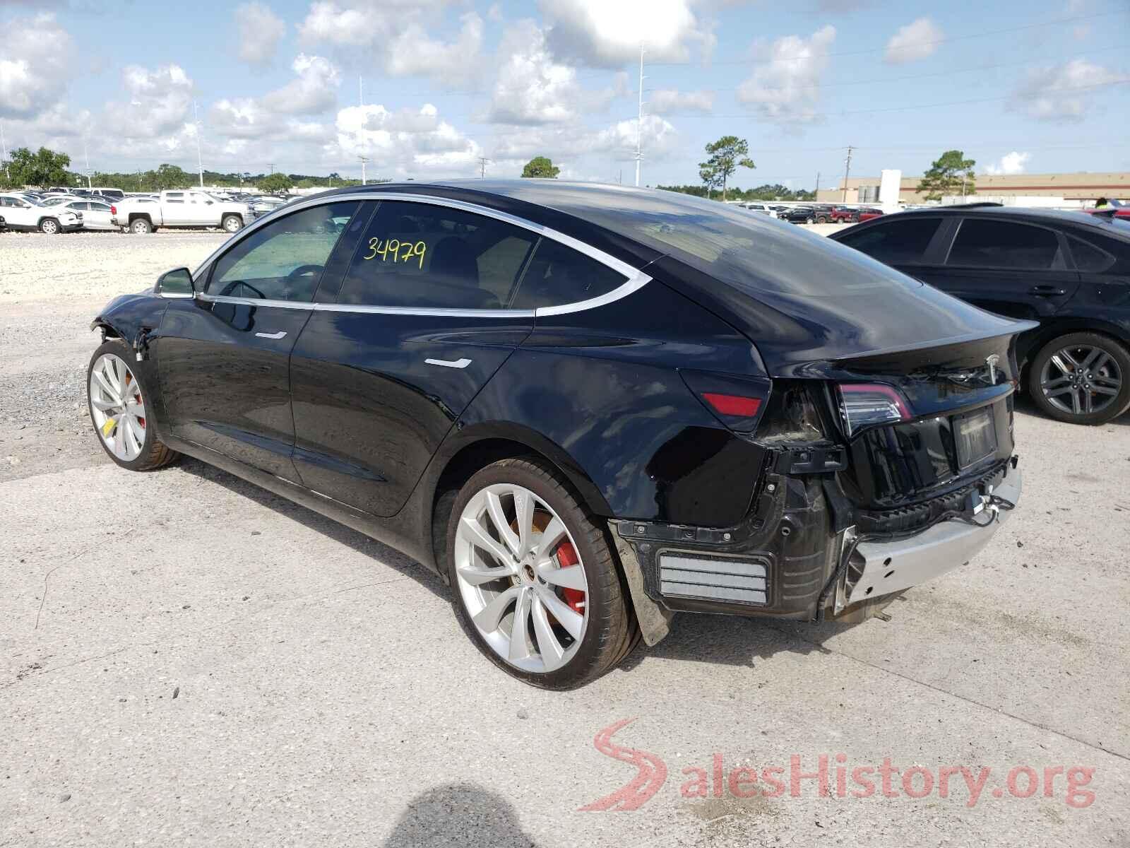 5YJ3E1EBXKF413773 2019 TESLA MODEL 3