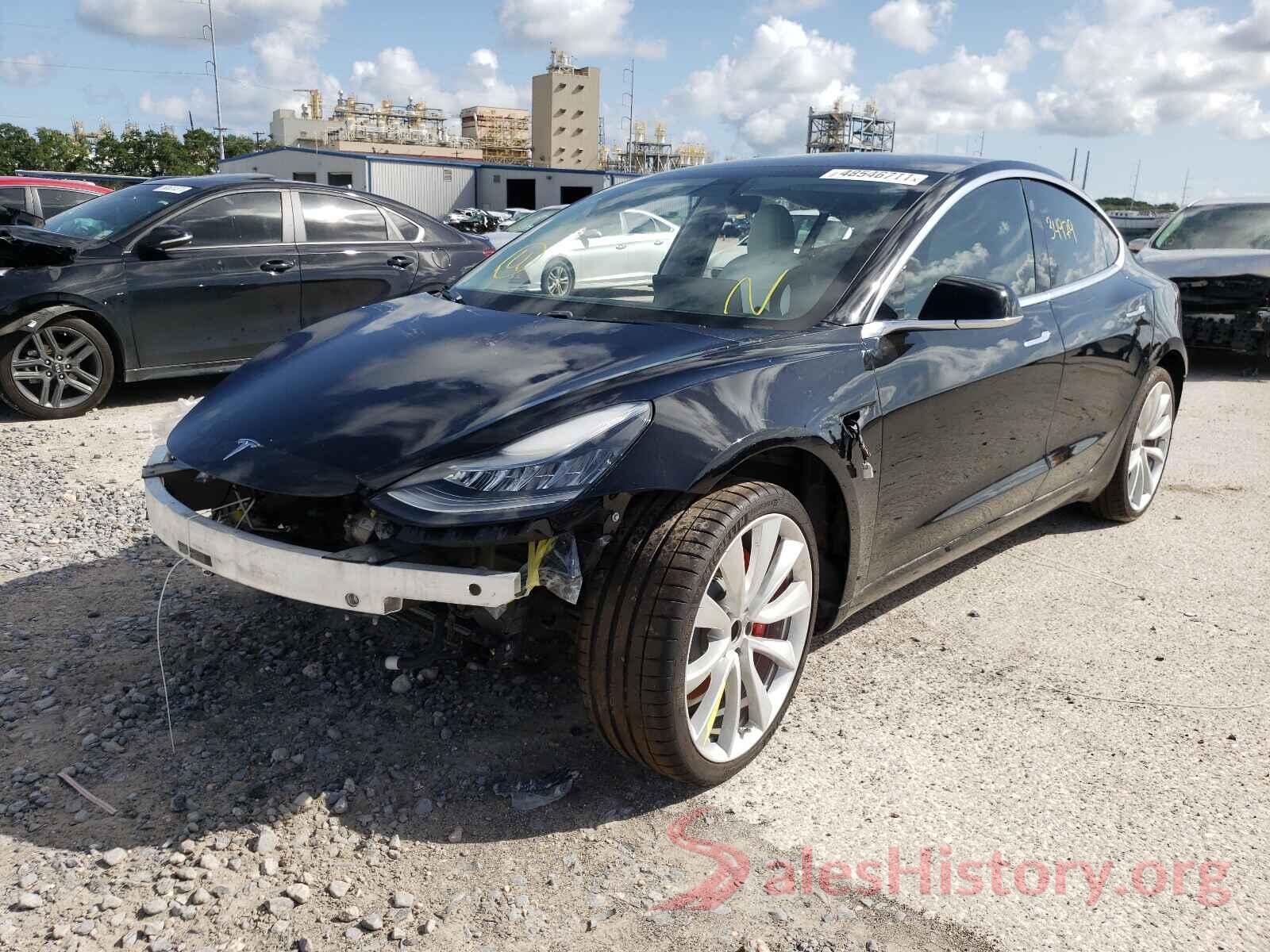 5YJ3E1EBXKF413773 2019 TESLA MODEL 3