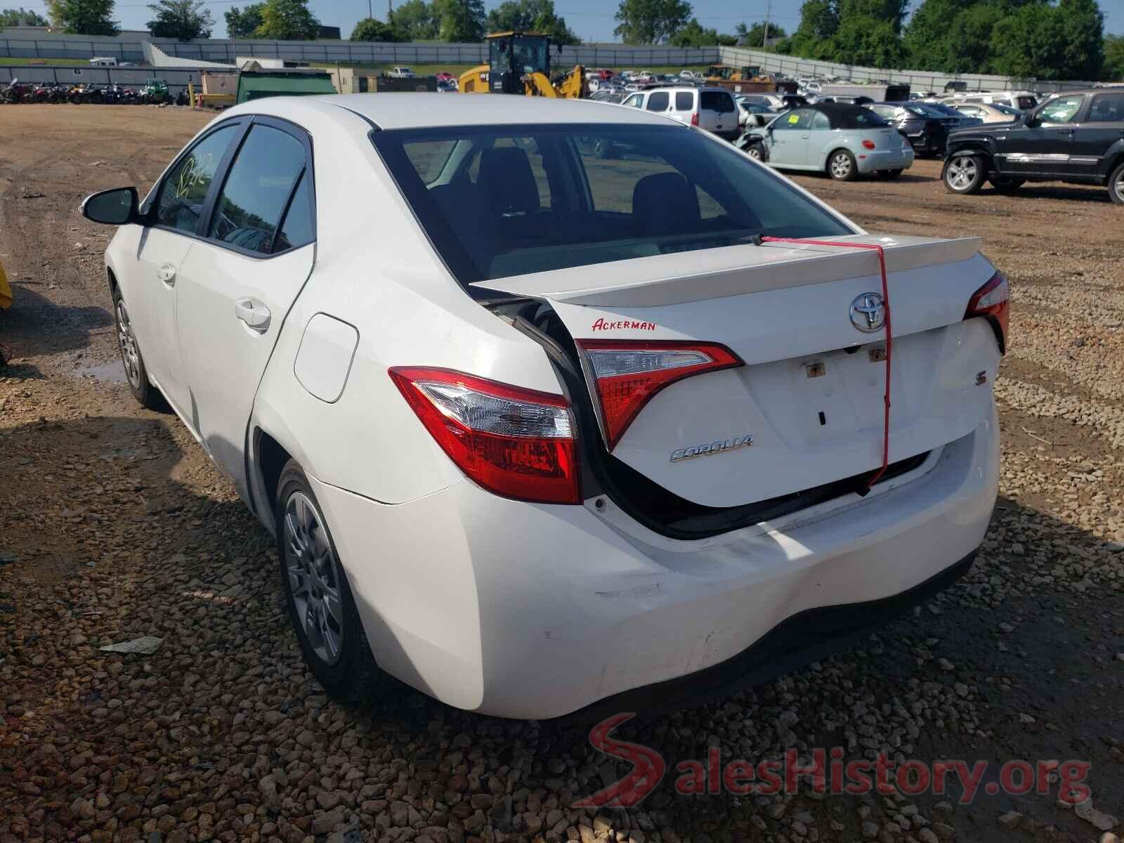 5YFBURHE5GP458781 2016 TOYOTA COROLLA