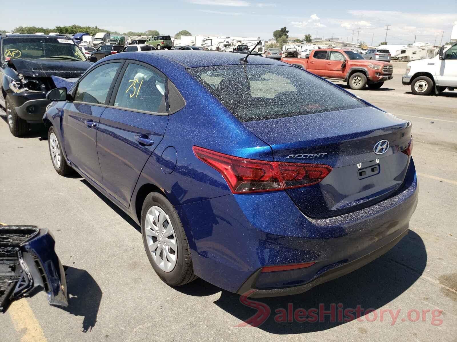 3KPC24A60ME147630 2021 HYUNDAI ACCENT