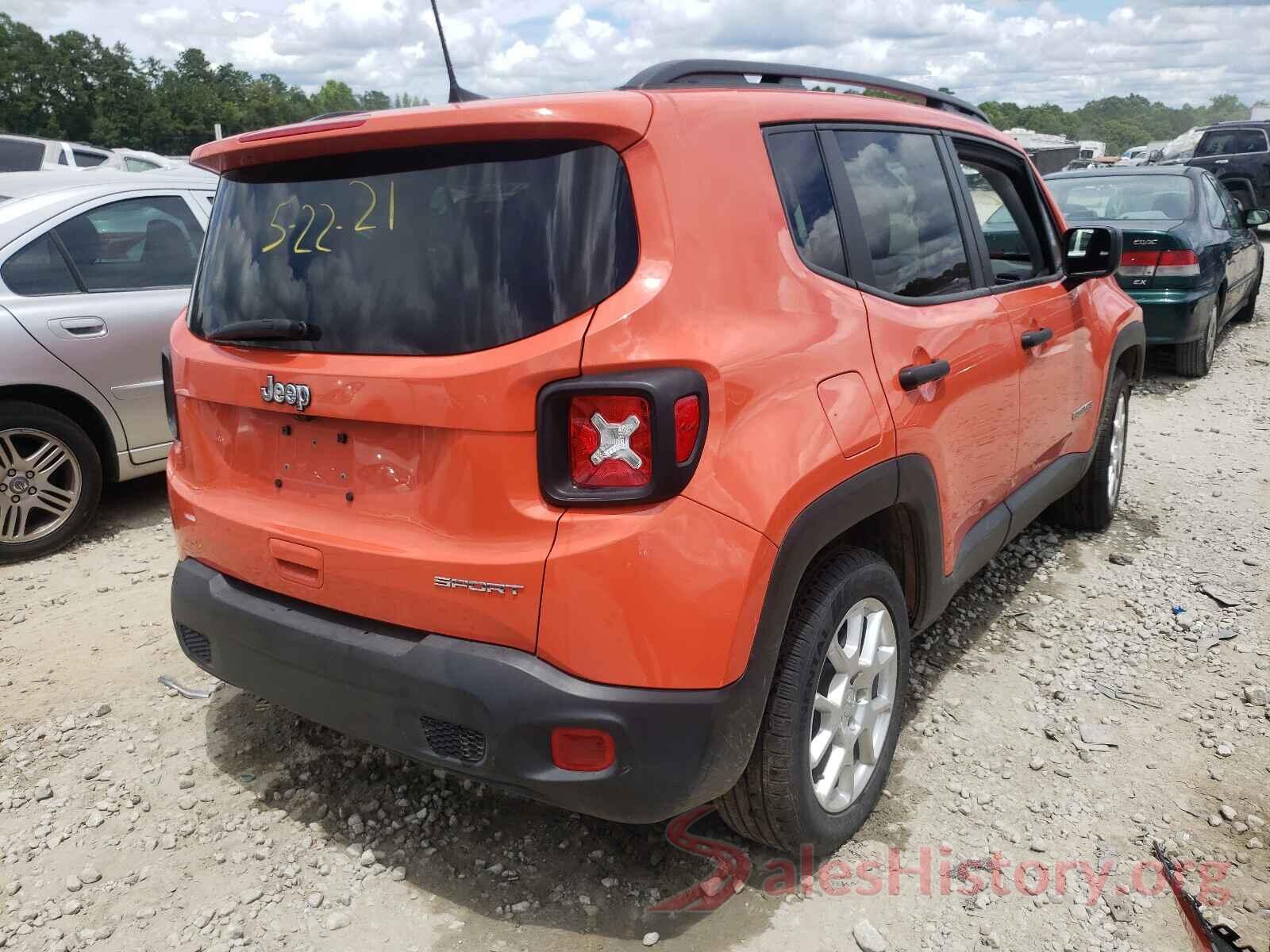 ZACNJAABXLPL70232 2020 JEEP RENEGADE