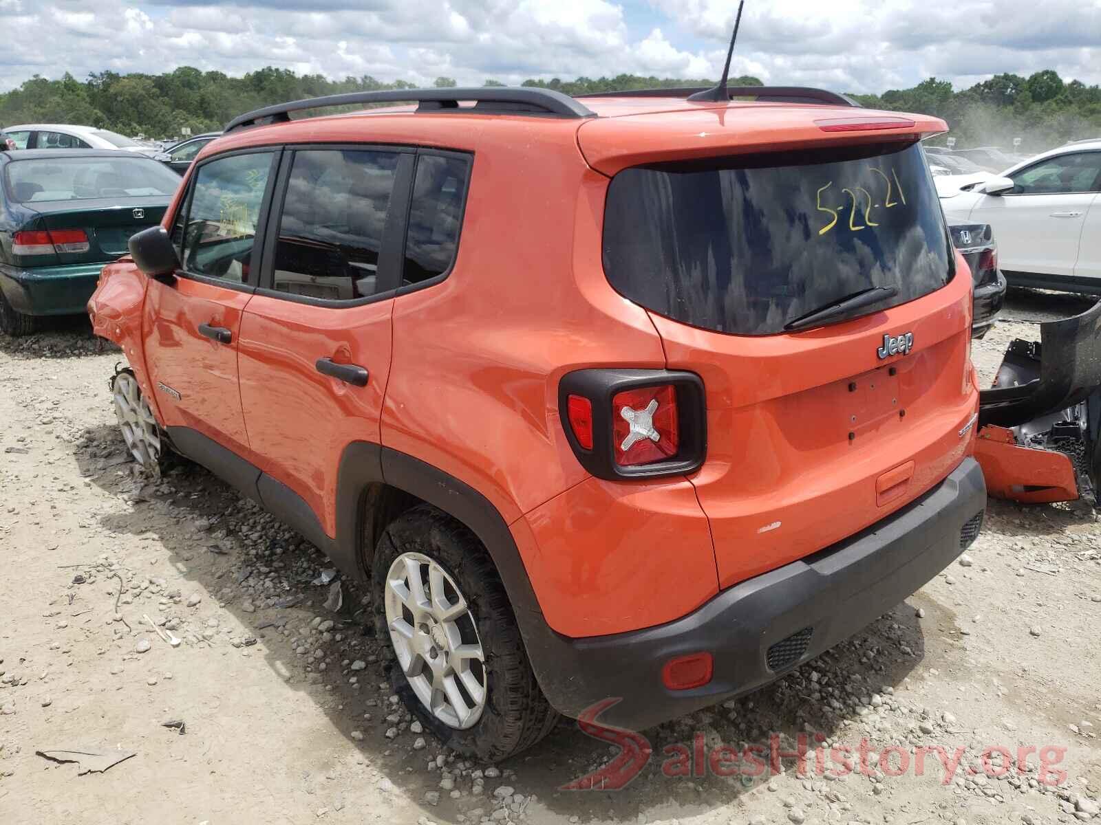 ZACNJAABXLPL70232 2020 JEEP RENEGADE