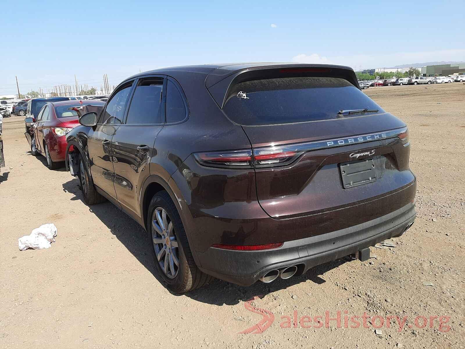 WP1AB2AY4KDA61702 2019 PORSCHE CAYENNE