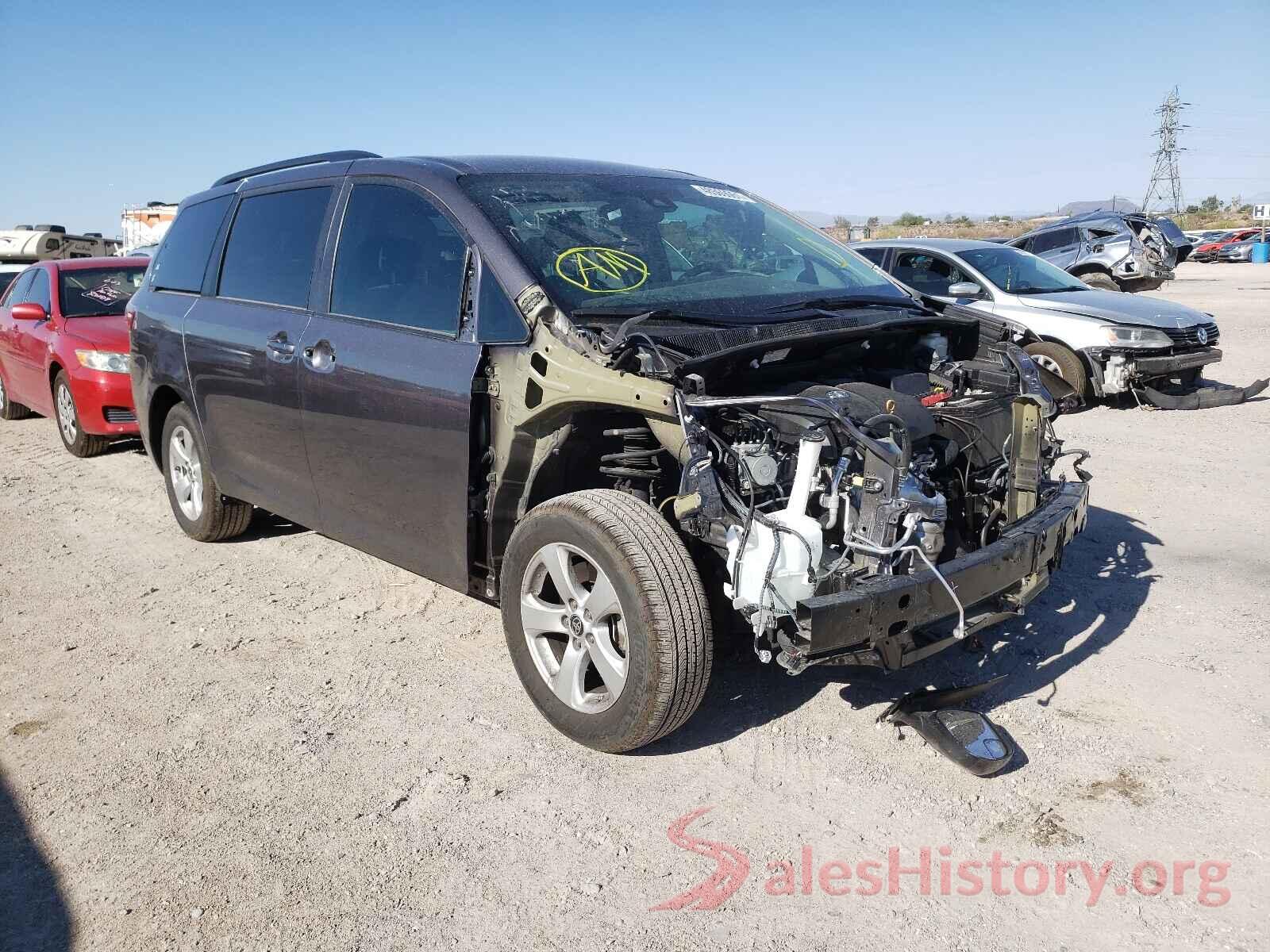 5TDKZ3DC3LS071392 2020 TOYOTA SIENNA