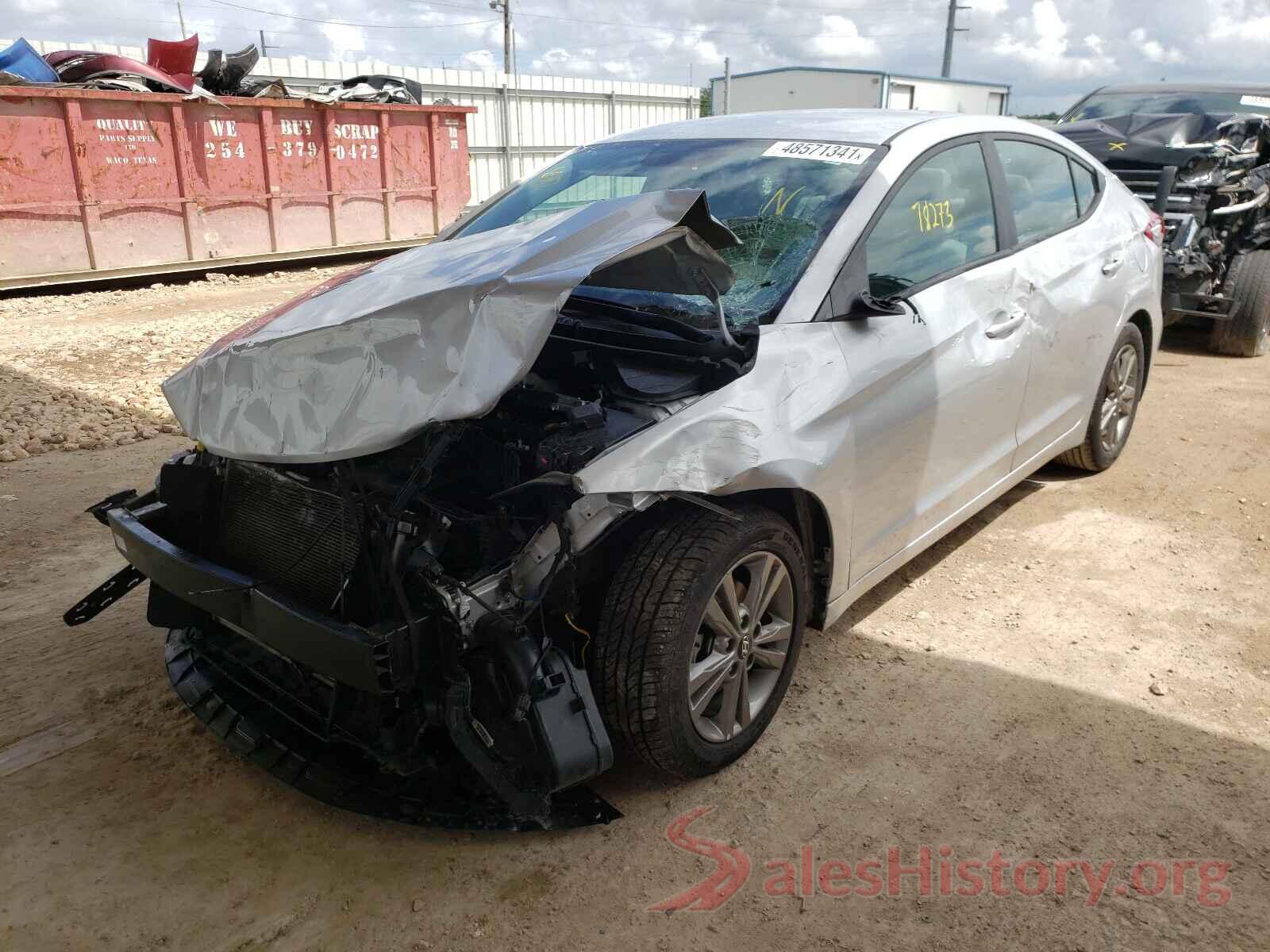 5NPD84LF2JH320992 2018 HYUNDAI ELANTRA