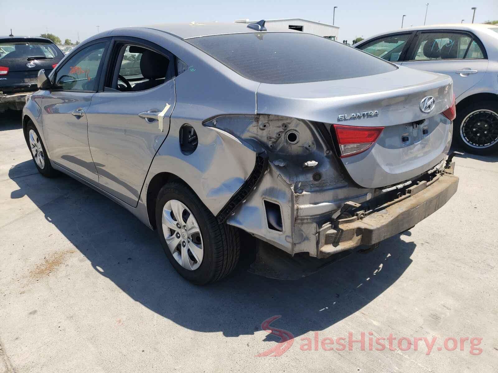 5NPDH4AE1GH699292 2016 HYUNDAI ELANTRA