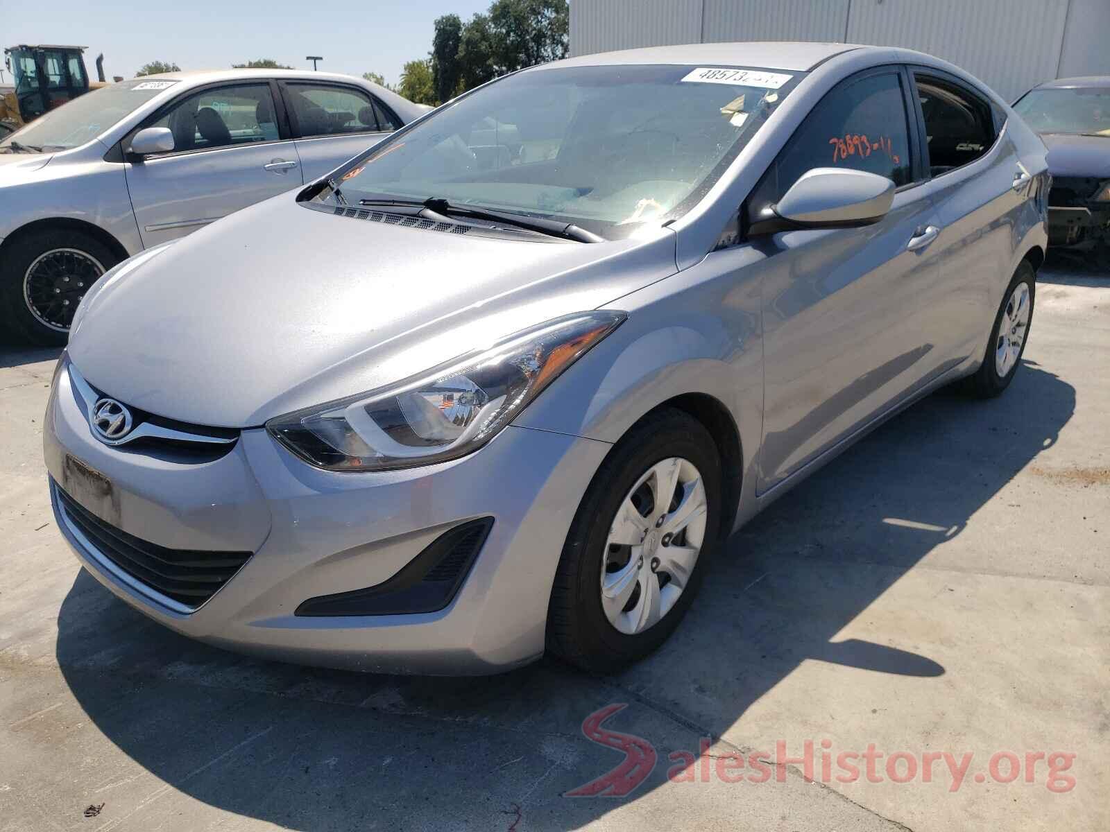 5NPDH4AE1GH699292 2016 HYUNDAI ELANTRA