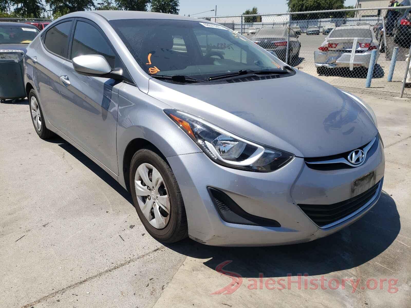 5NPDH4AE1GH699292 2016 HYUNDAI ELANTRA