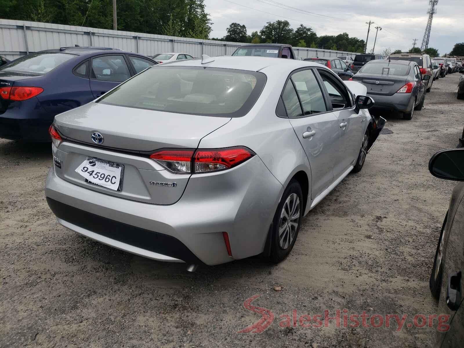 JTDEAMDE2MJ020203 2021 TOYOTA COROLLA