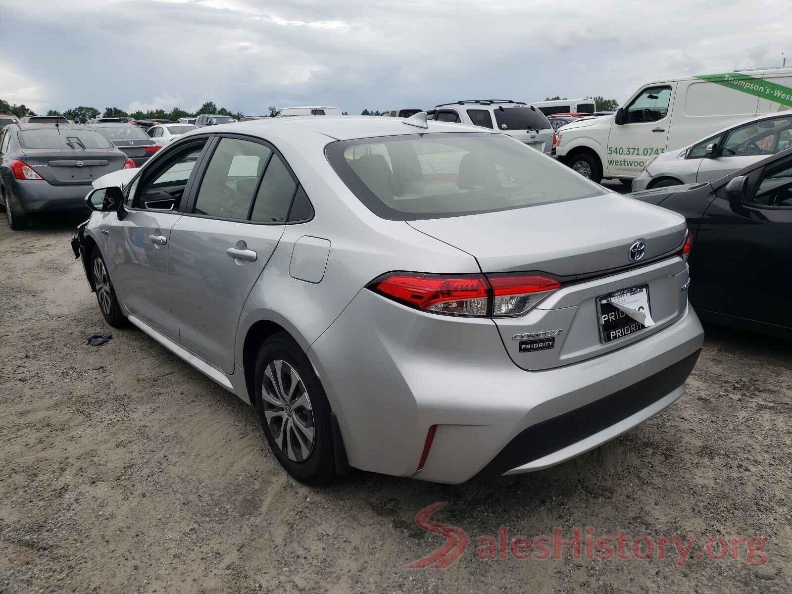 JTDEAMDE2MJ020203 2021 TOYOTA COROLLA