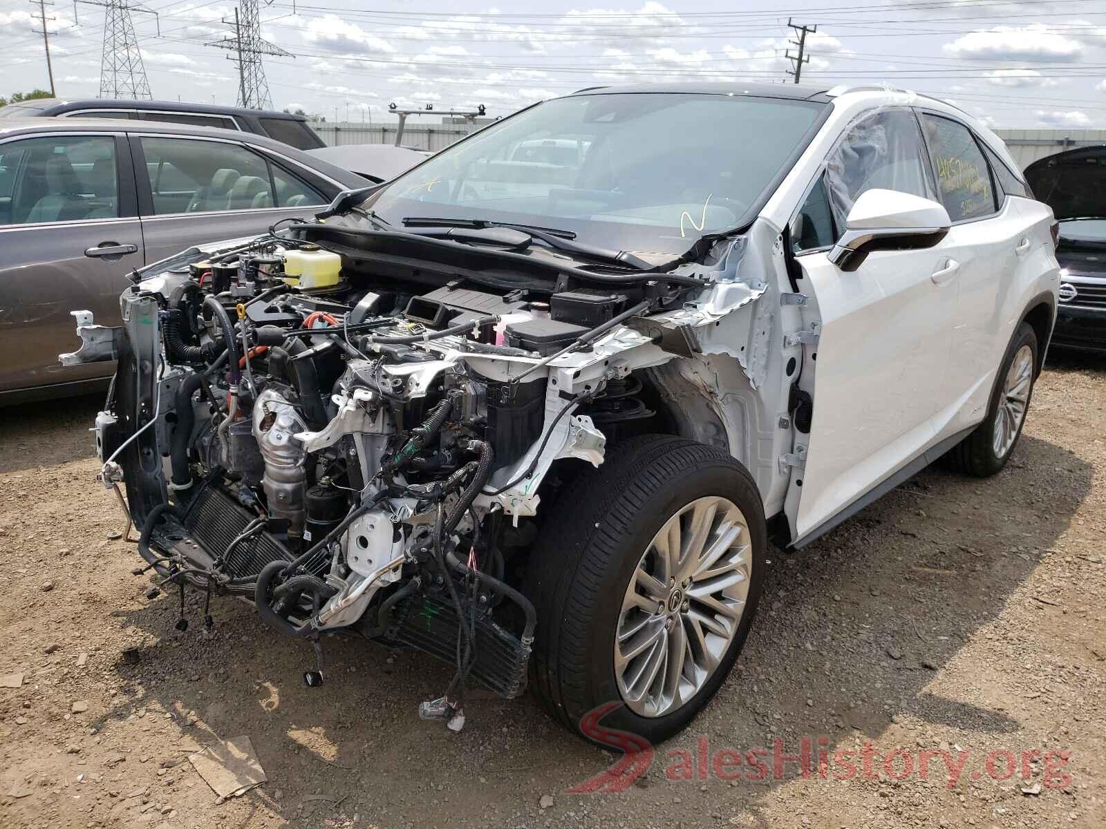 2T2JGMDA1MC061570 2021 LEXUS RX450