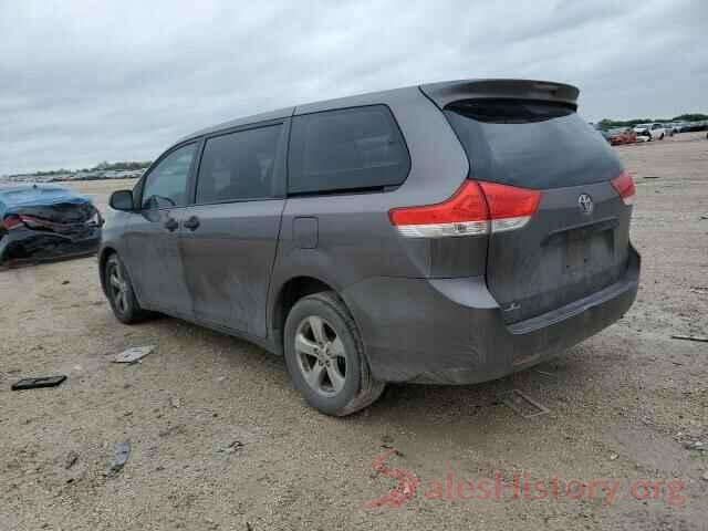 5TDKA3DC8BS007158 2011 TOYOTA SIENNA