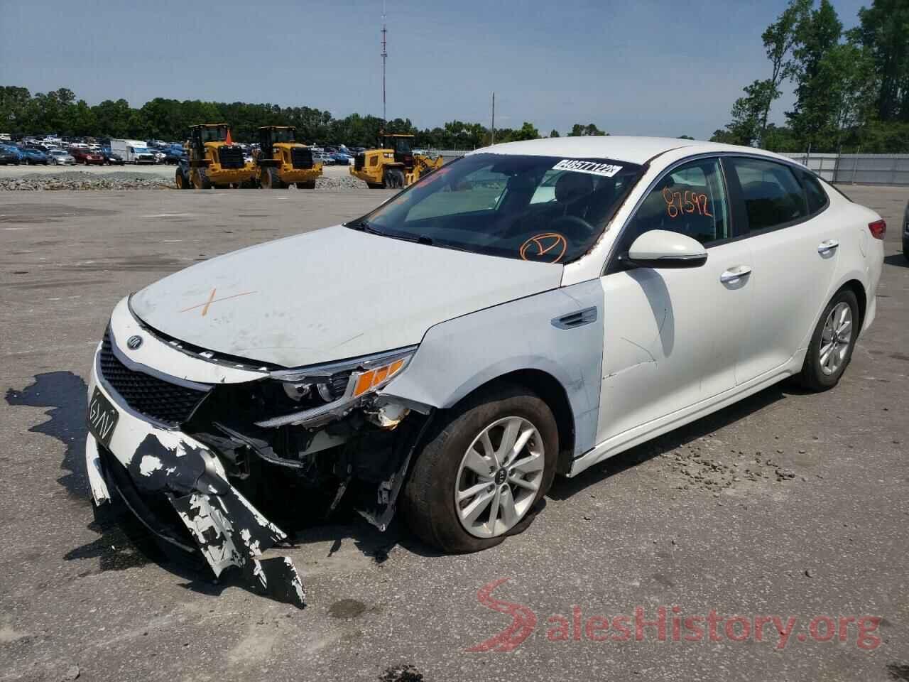 KNAGT4L36G5083883 2016 KIA OPTIMA