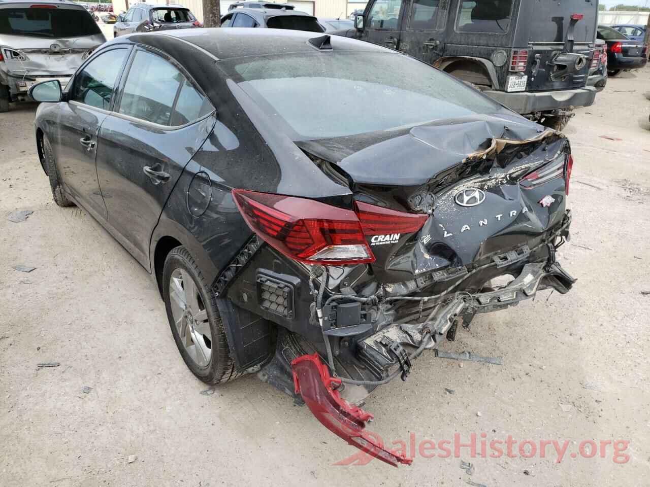 5NPD84LF0LH530851 2020 HYUNDAI ELANTRA