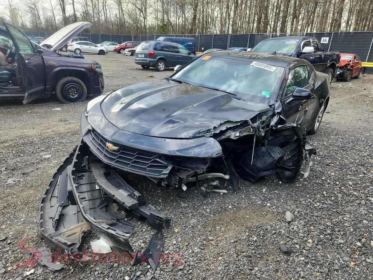 2023 CHEVROLET CAMARO VIN 1G1FB1RX0P0135203, auction photo