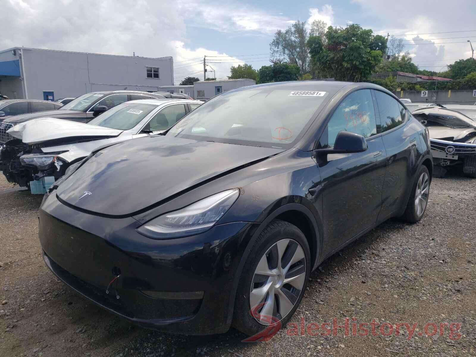 5YJYGDEE3LF027452 2020 TESLA MODEL Y