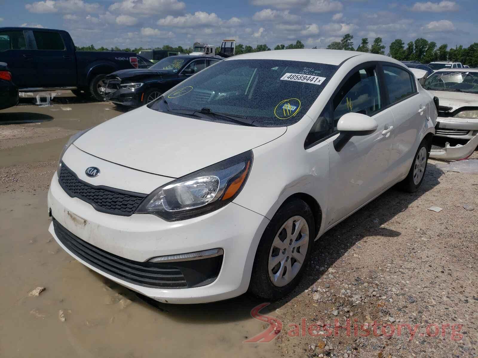 KNADM4A38H6015437 2017 KIA RIO