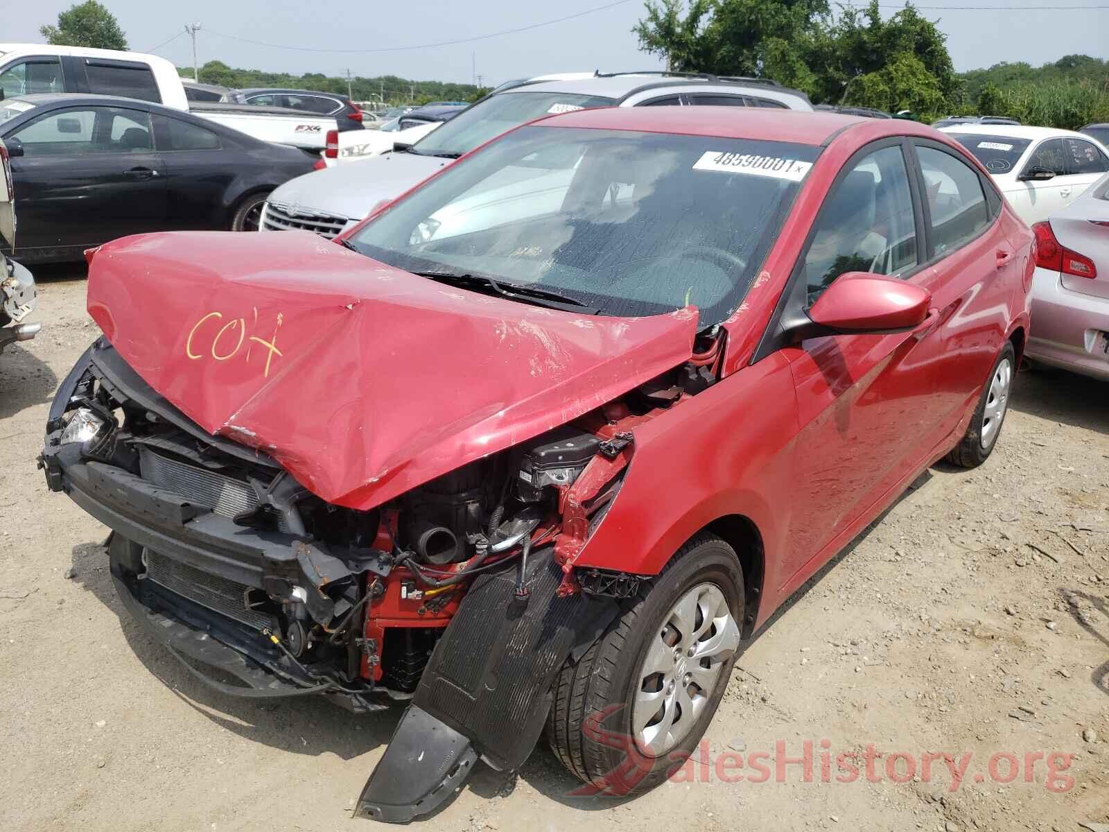 KMHCT4AE2GU115963 2016 HYUNDAI ACCENT