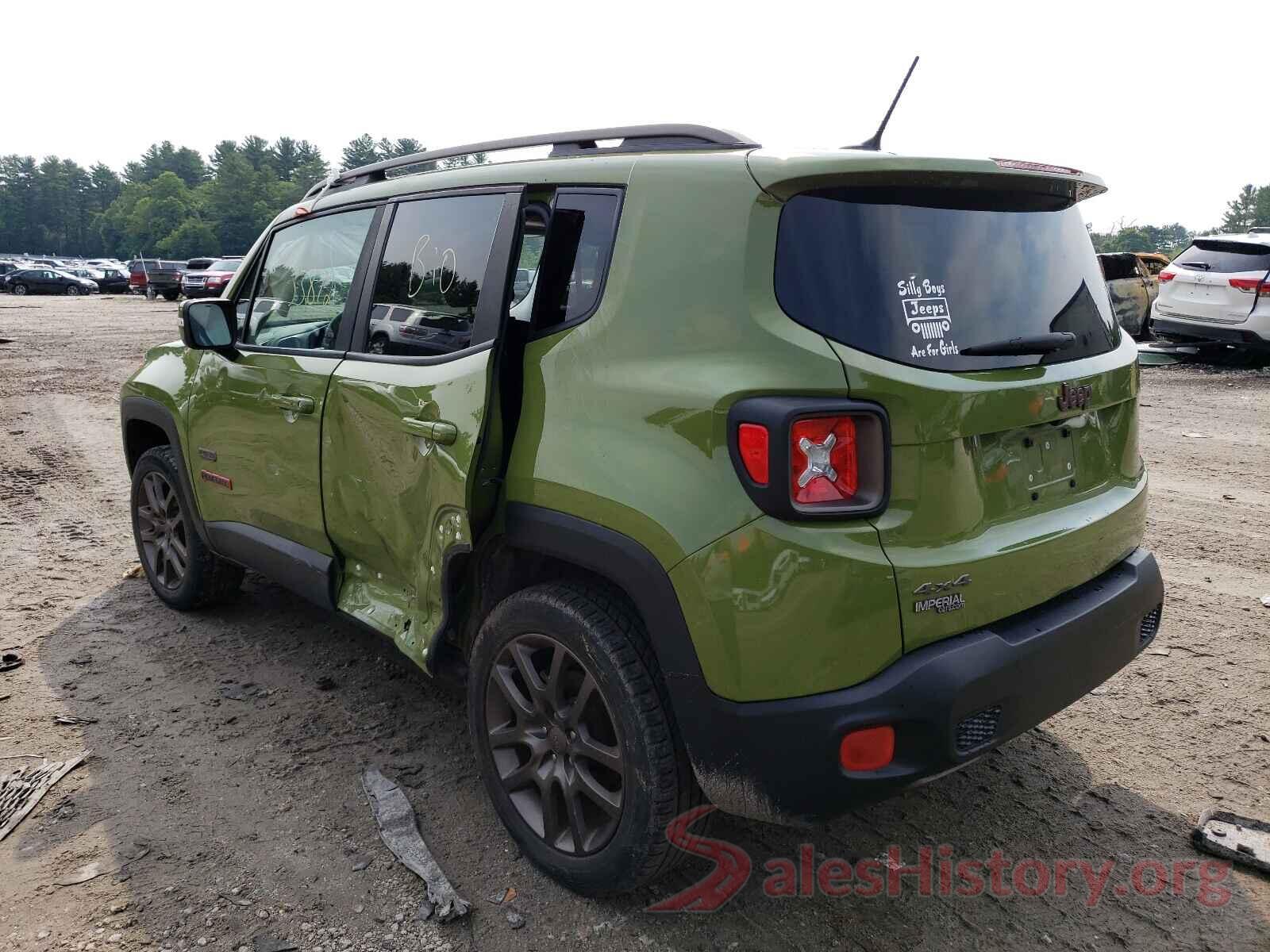 ZACCJBBT1GPD19005 2016 JEEP RENEGADE