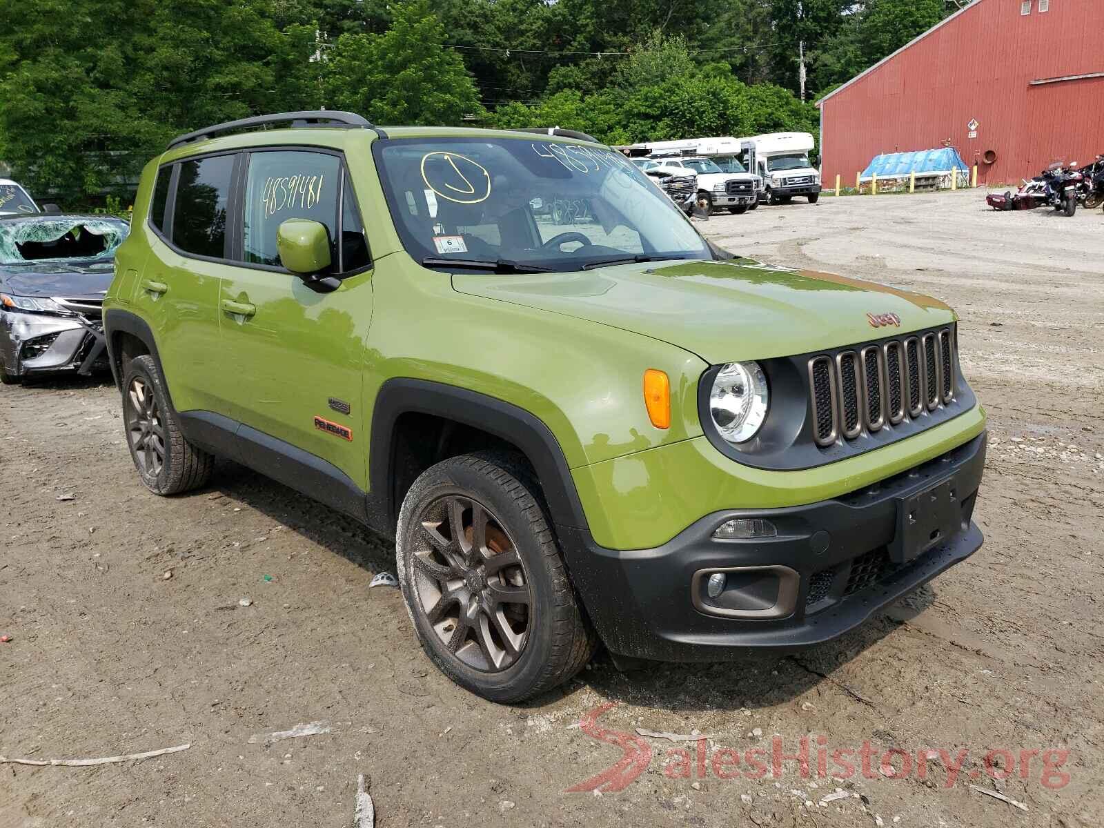 ZACCJBBT1GPD19005 2016 JEEP RENEGADE