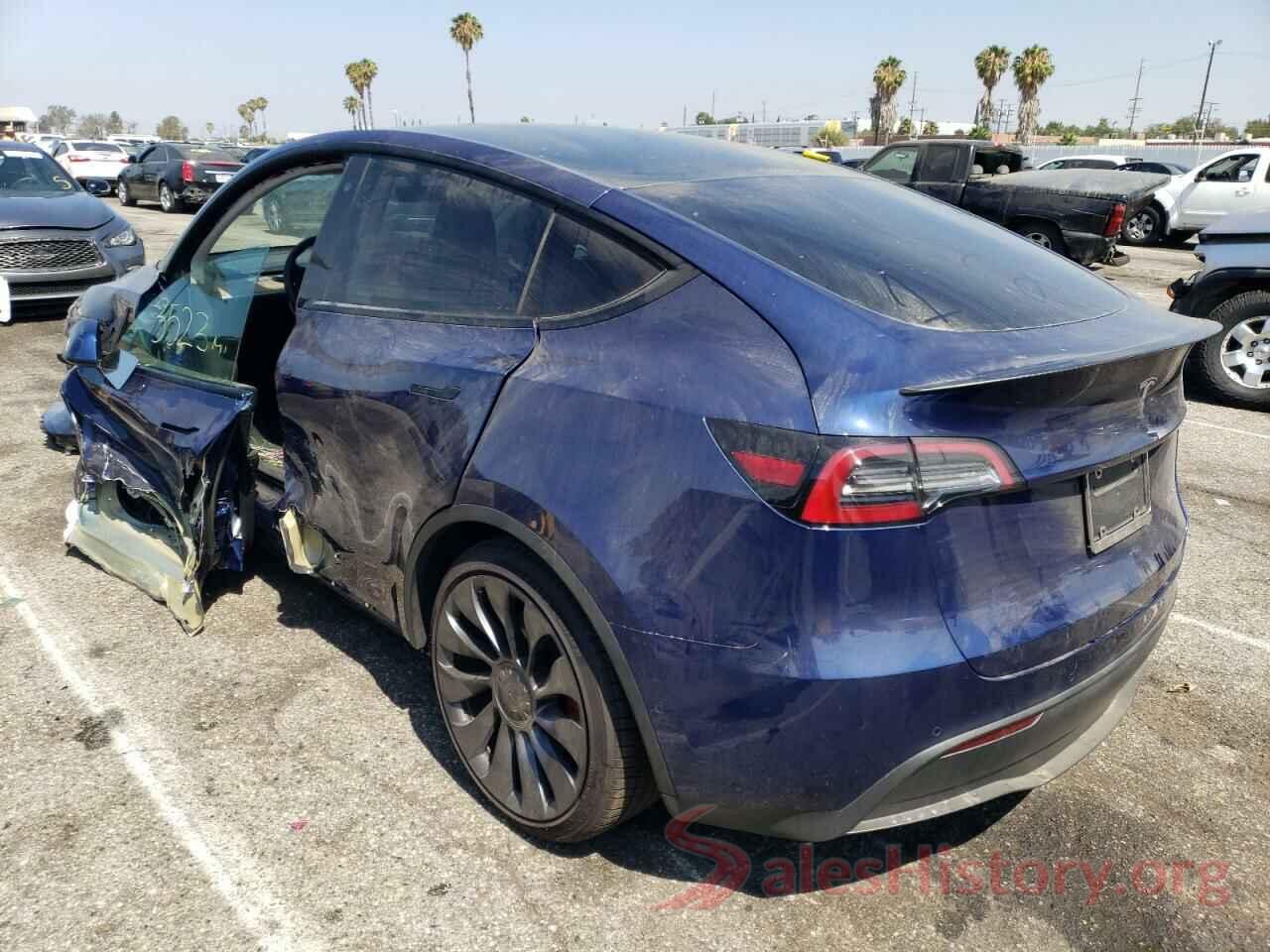 7SAYGDEF2NF358604 2022 TESLA MODEL Y