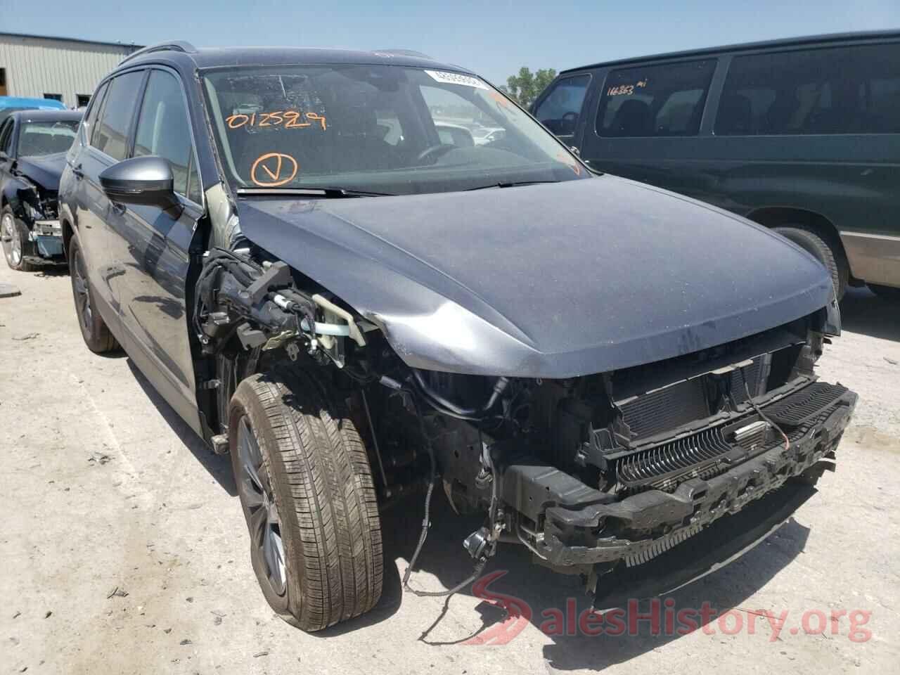 3VV3B7AX1NM012529 2022 VOLKSWAGEN TIGUAN