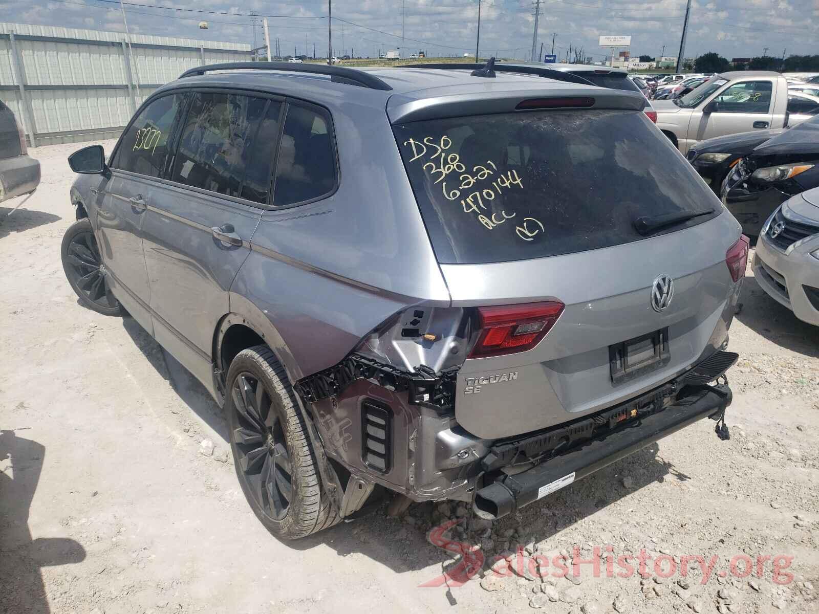 3VV3B7AX0LM158112 2020 VOLKSWAGEN TIGUAN