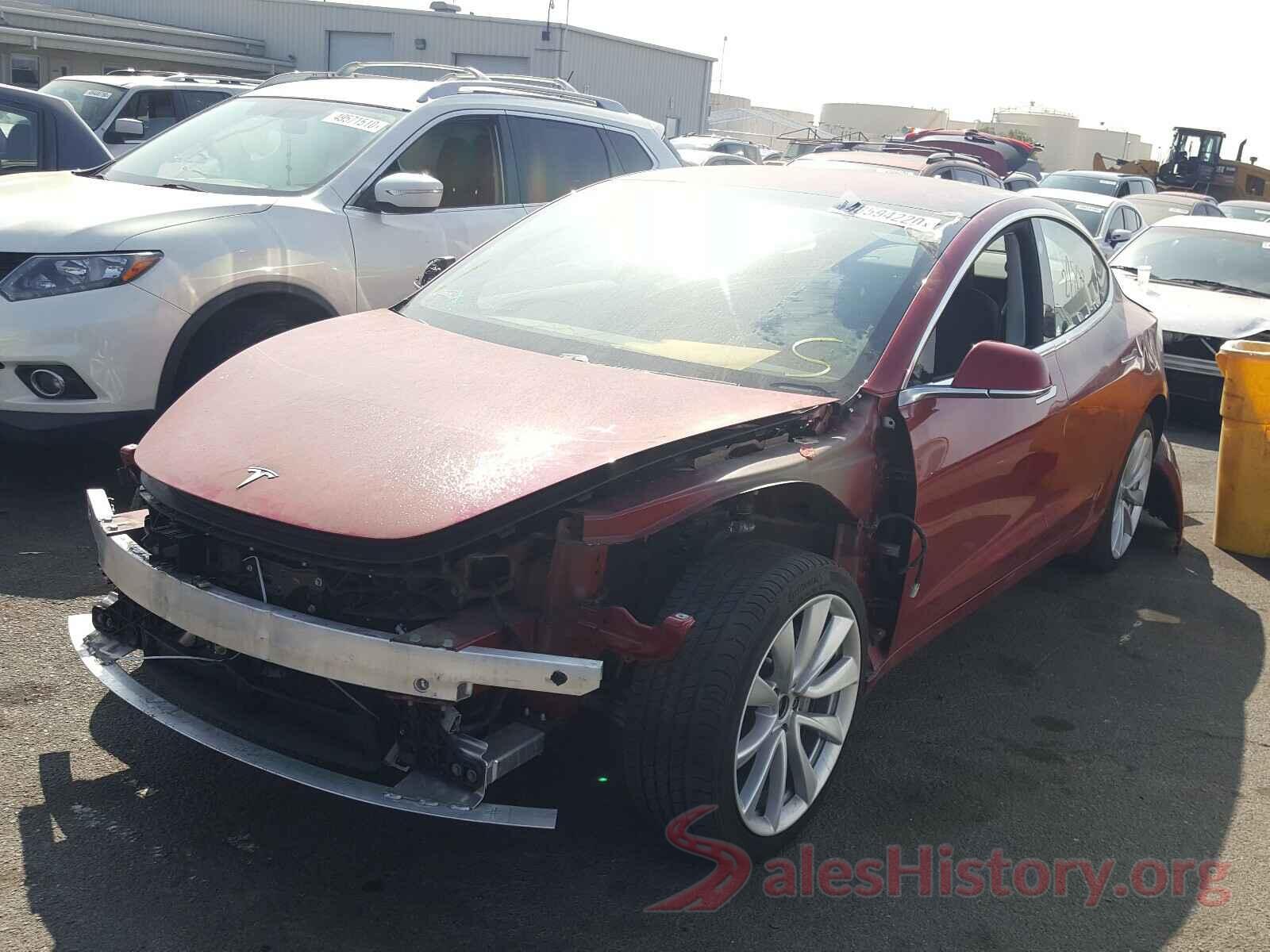 5YJ3E1EA8HF001917 2017 TESLA MODEL 3