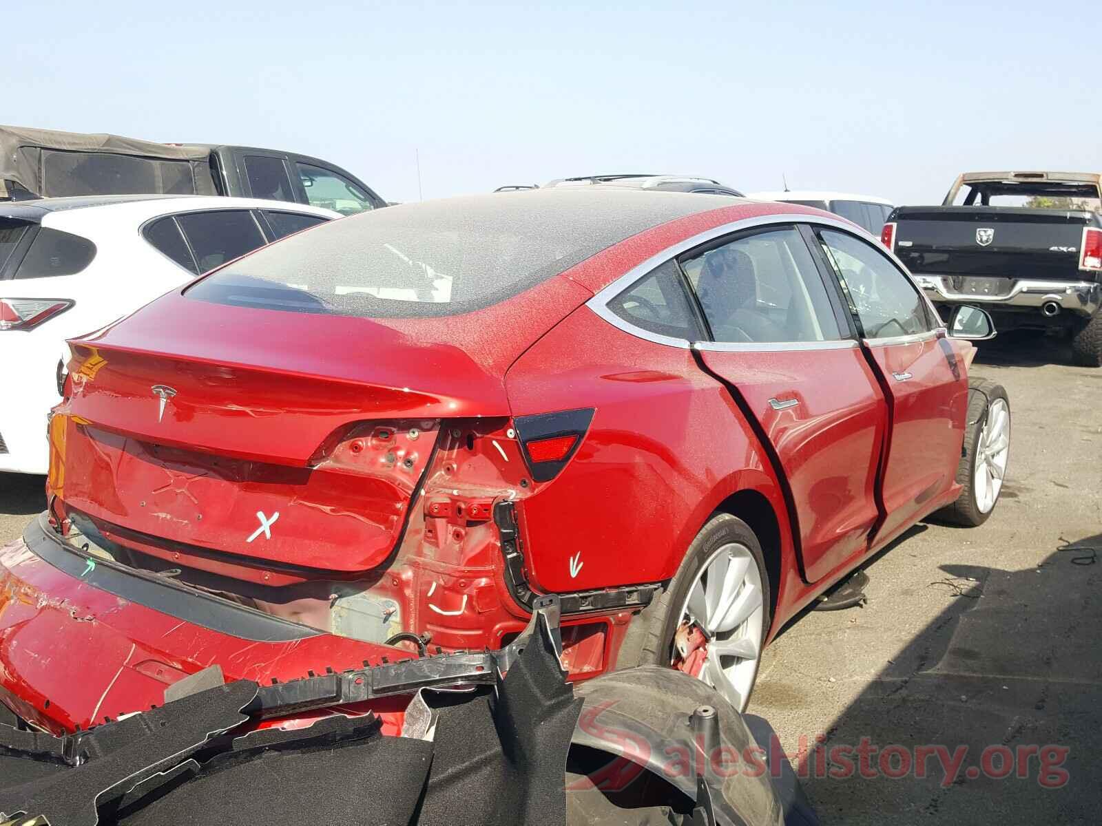 5YJ3E1EA8HF001917 2017 TESLA MODEL 3