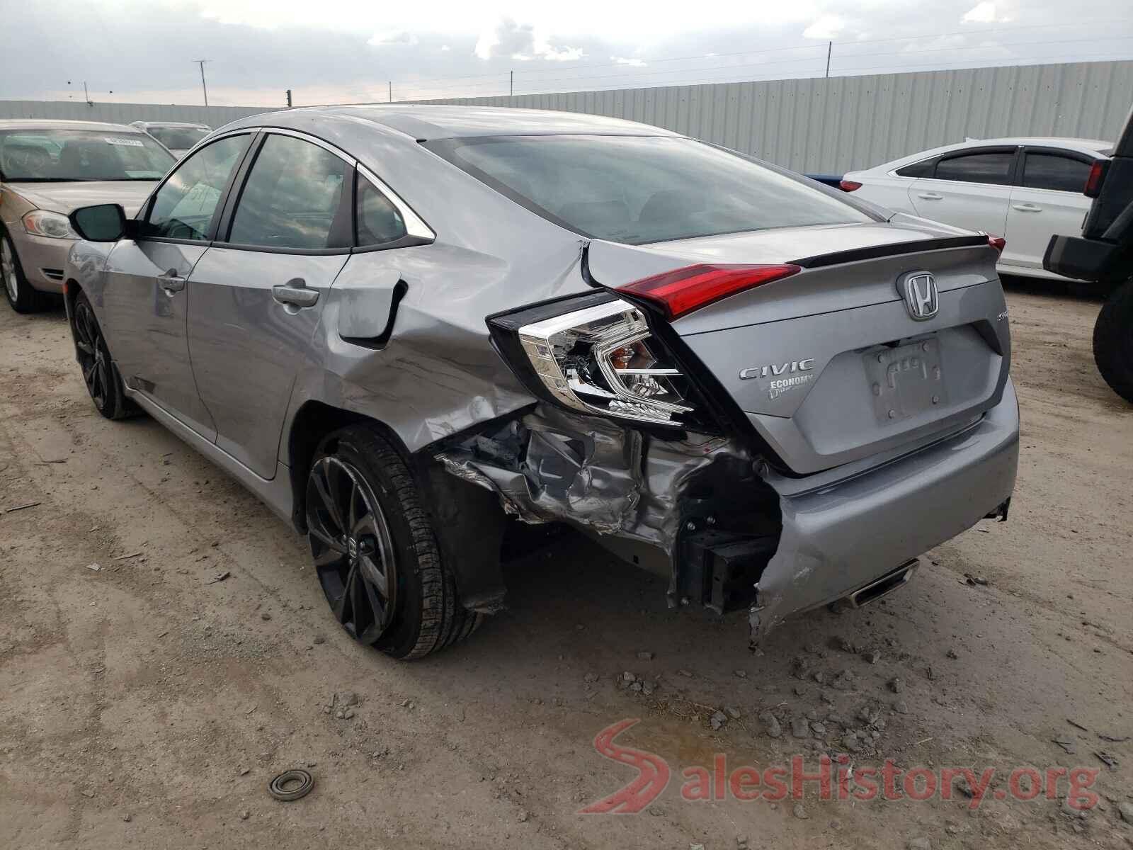 19XFC2F8XKE013309 2019 HONDA CIVIC