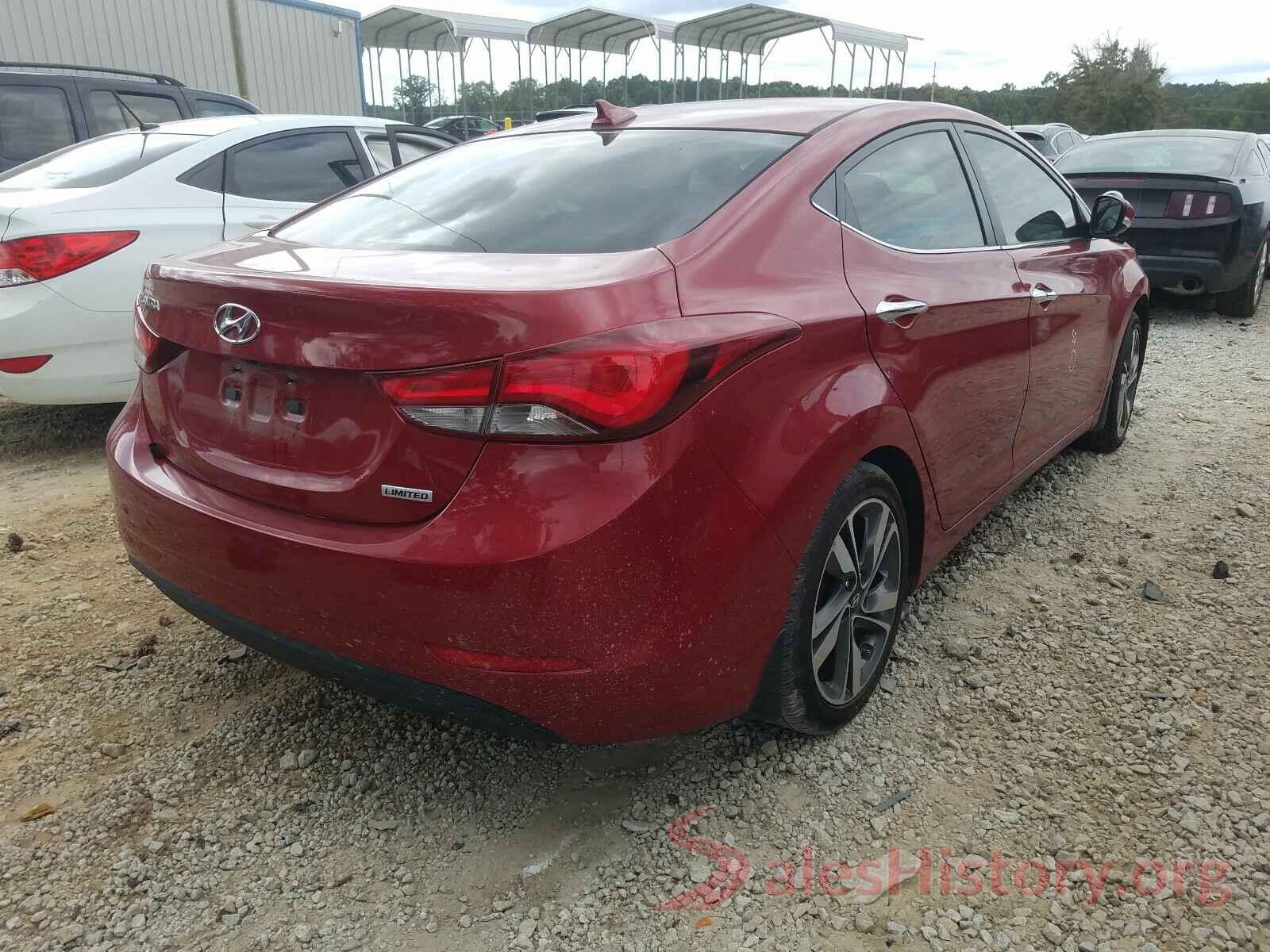 KMHDH4AE5GU647567 2016 HYUNDAI ELANTRA