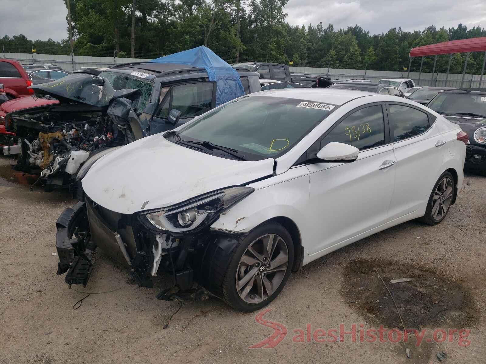 5NPDH4AEXGH752216 2016 HYUNDAI ELANTRA