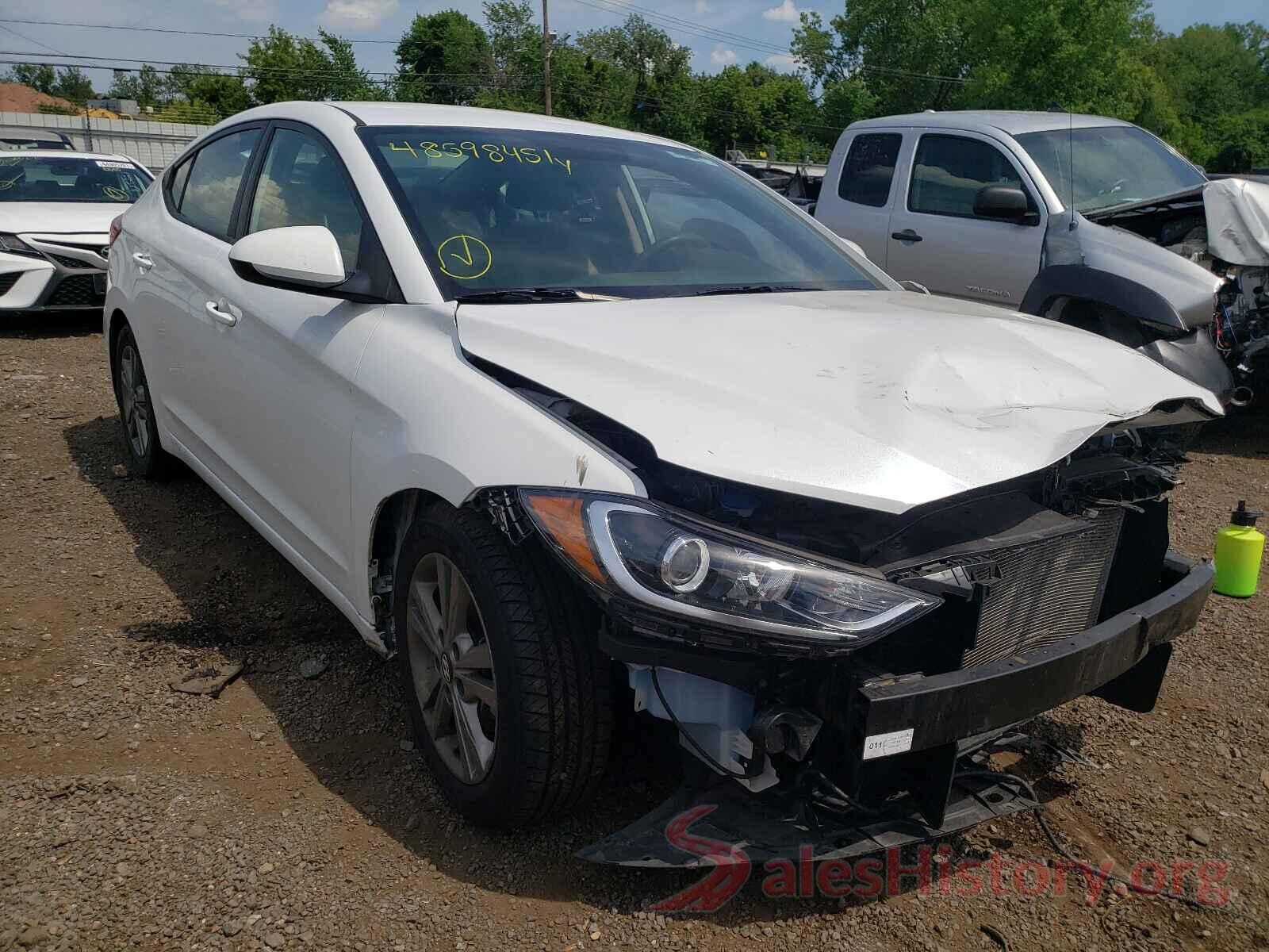 5NPD84LF8JH344276 2018 HYUNDAI ELANTRA