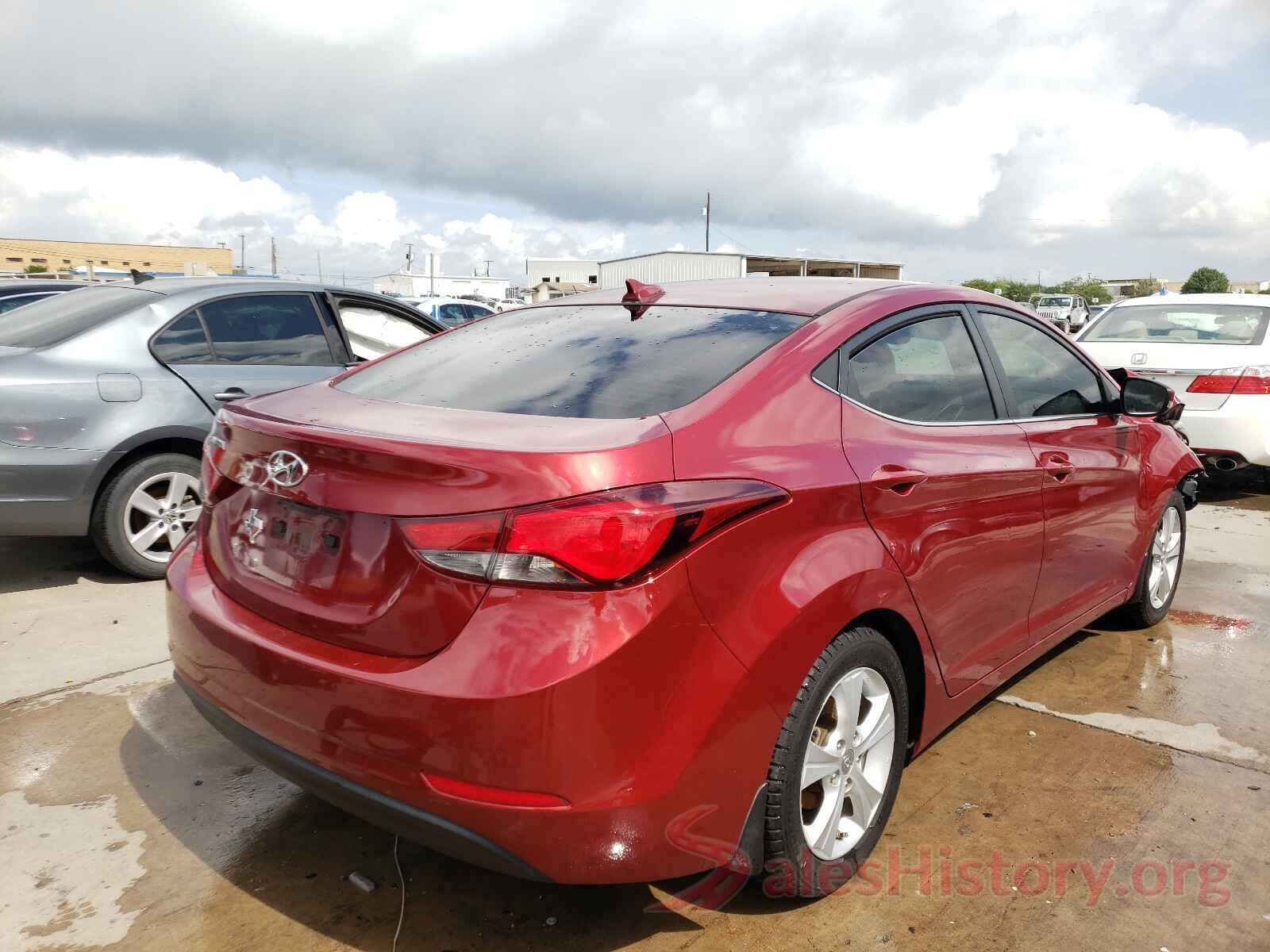 5NPDH4AE3GH792251 2016 HYUNDAI ELANTRA